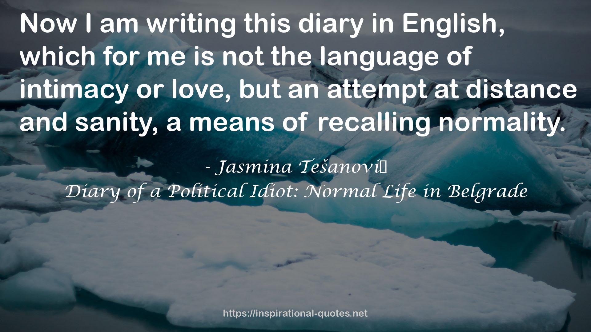 Jasmina Tešanović QUOTES