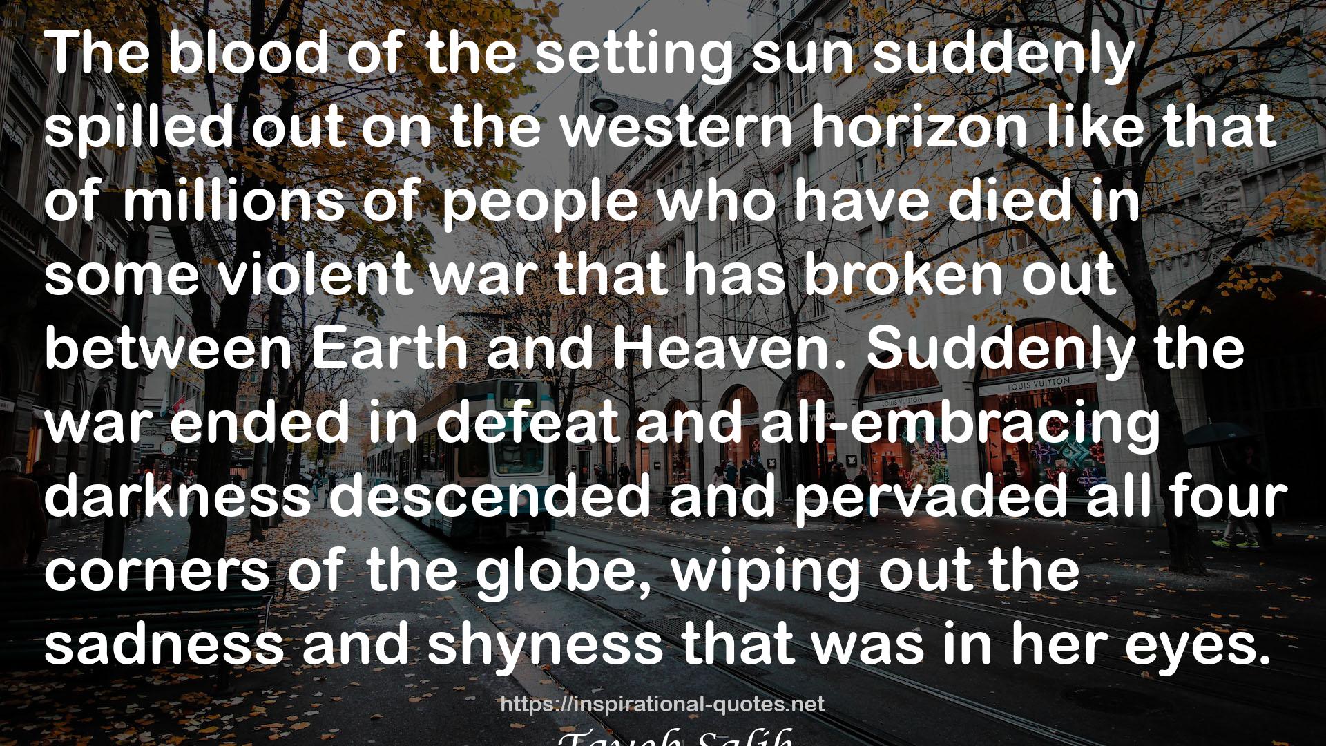 the western horizon  QUOTES