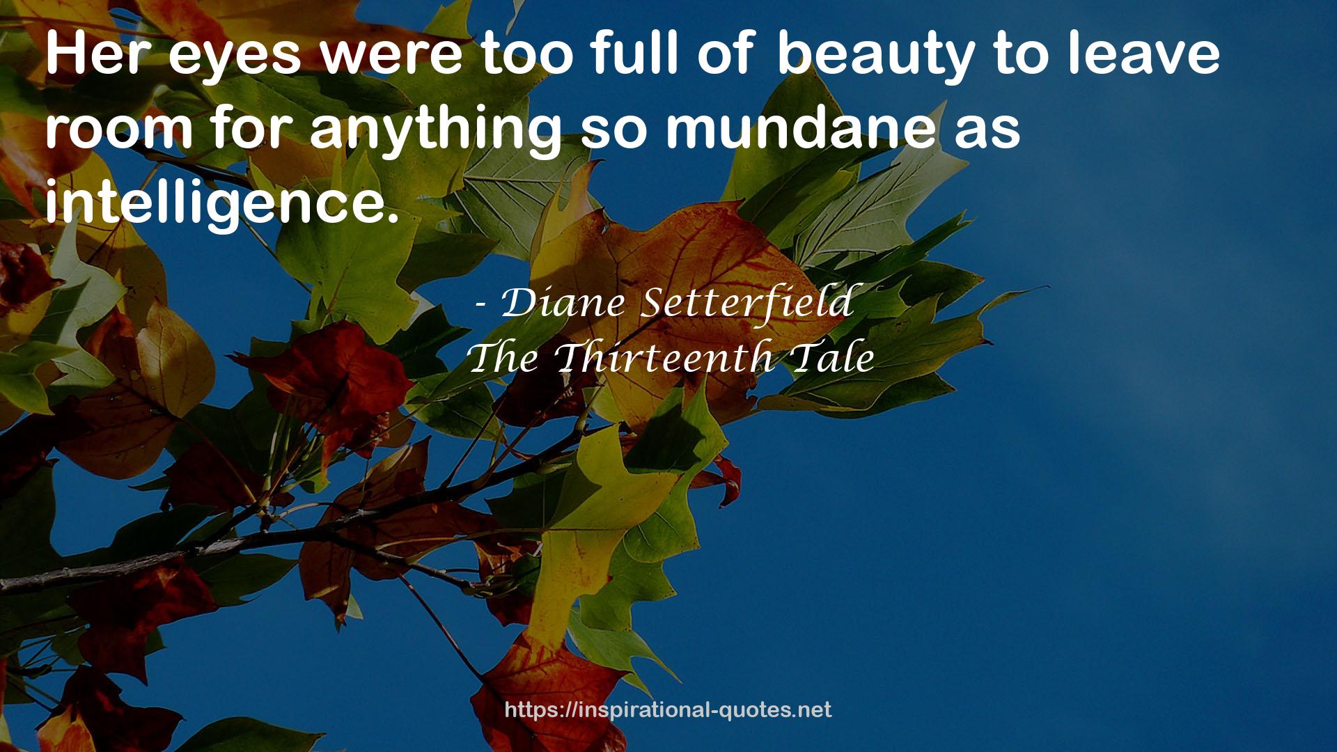 The Thirteenth Tale QUOTES