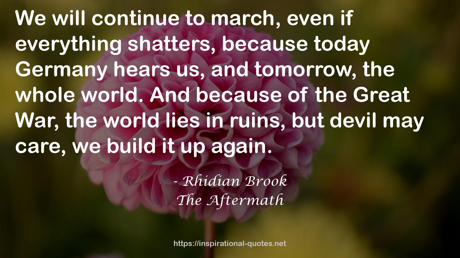 The Aftermath QUOTES