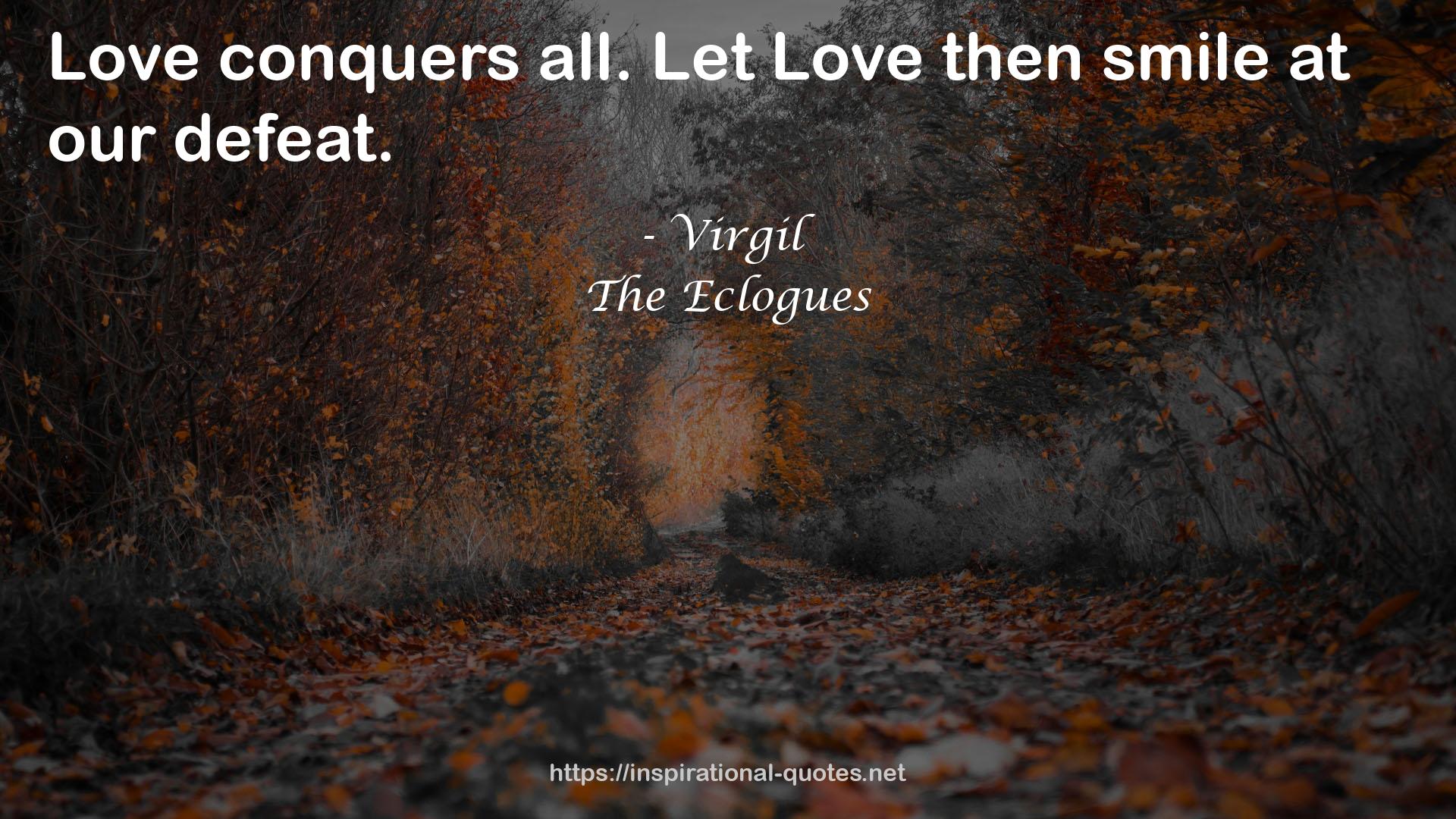The Eclogues QUOTES