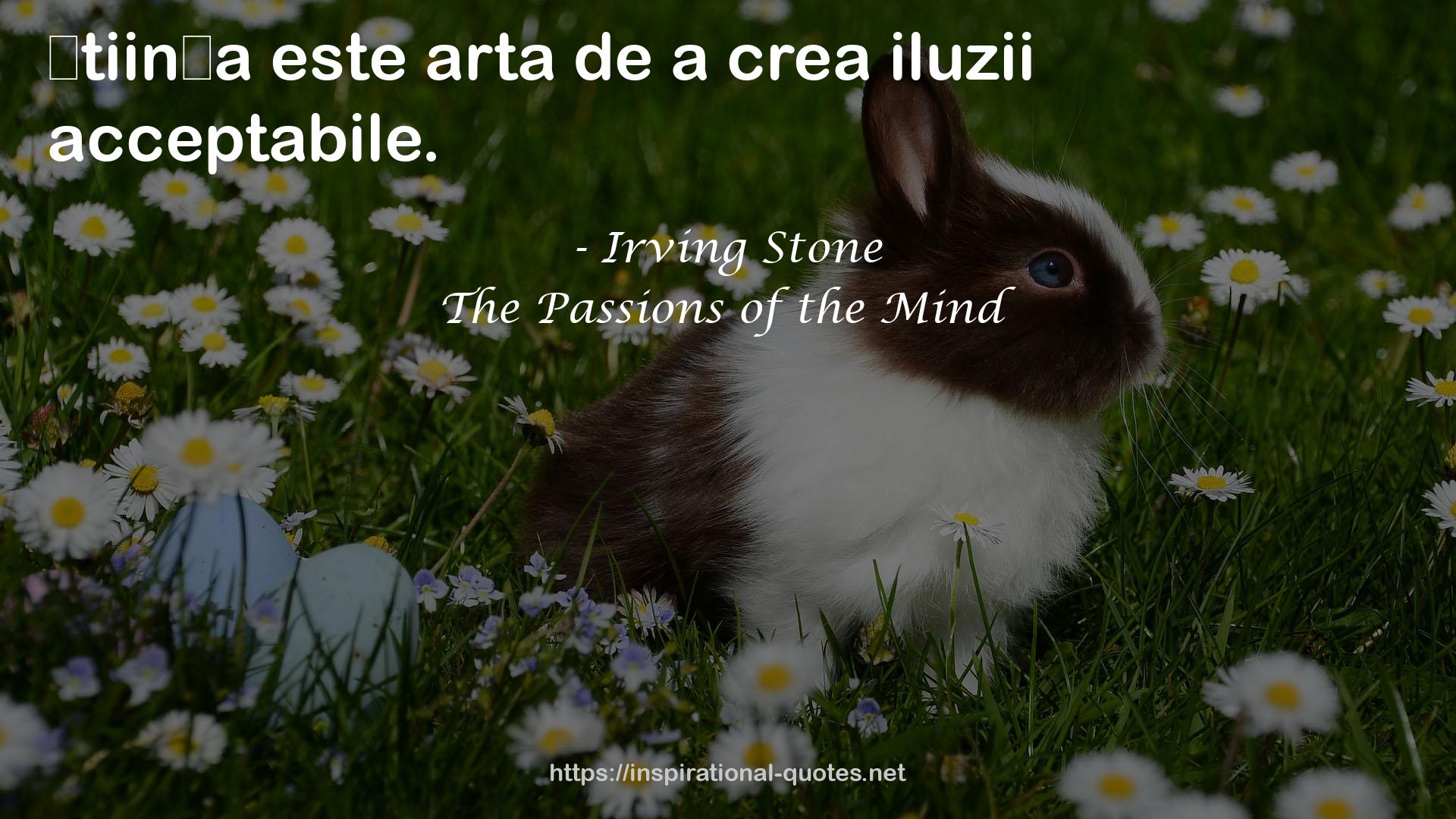 The Passions of the Mind QUOTES