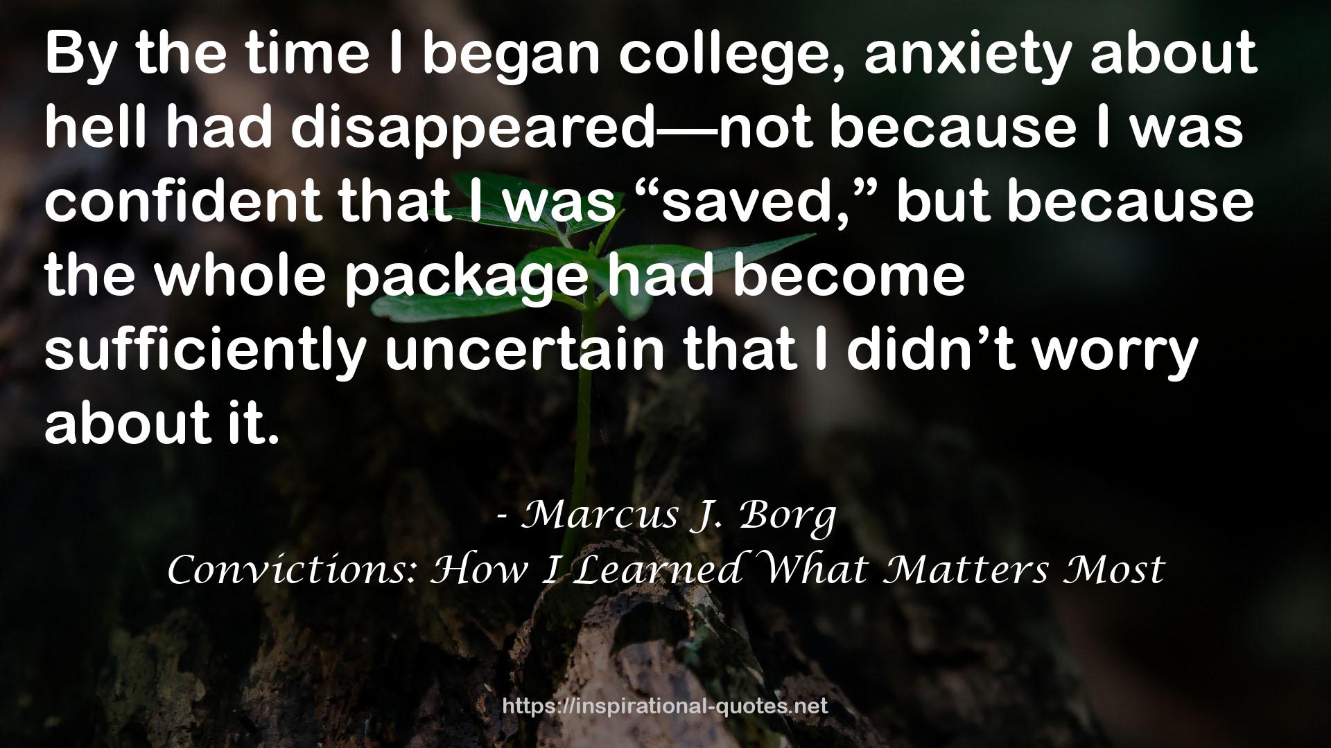 Marcus J. Borg QUOTES