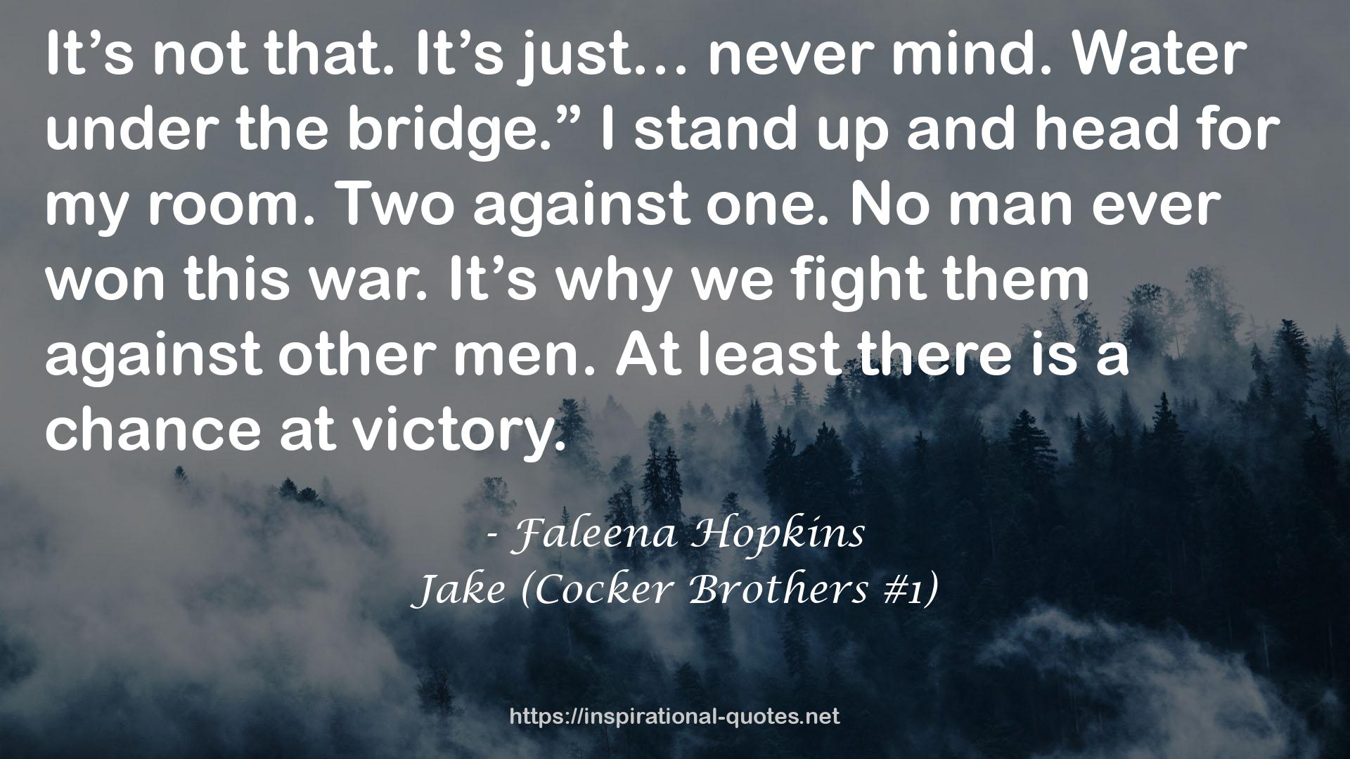 Jake (Cocker Brothers #1) QUOTES
