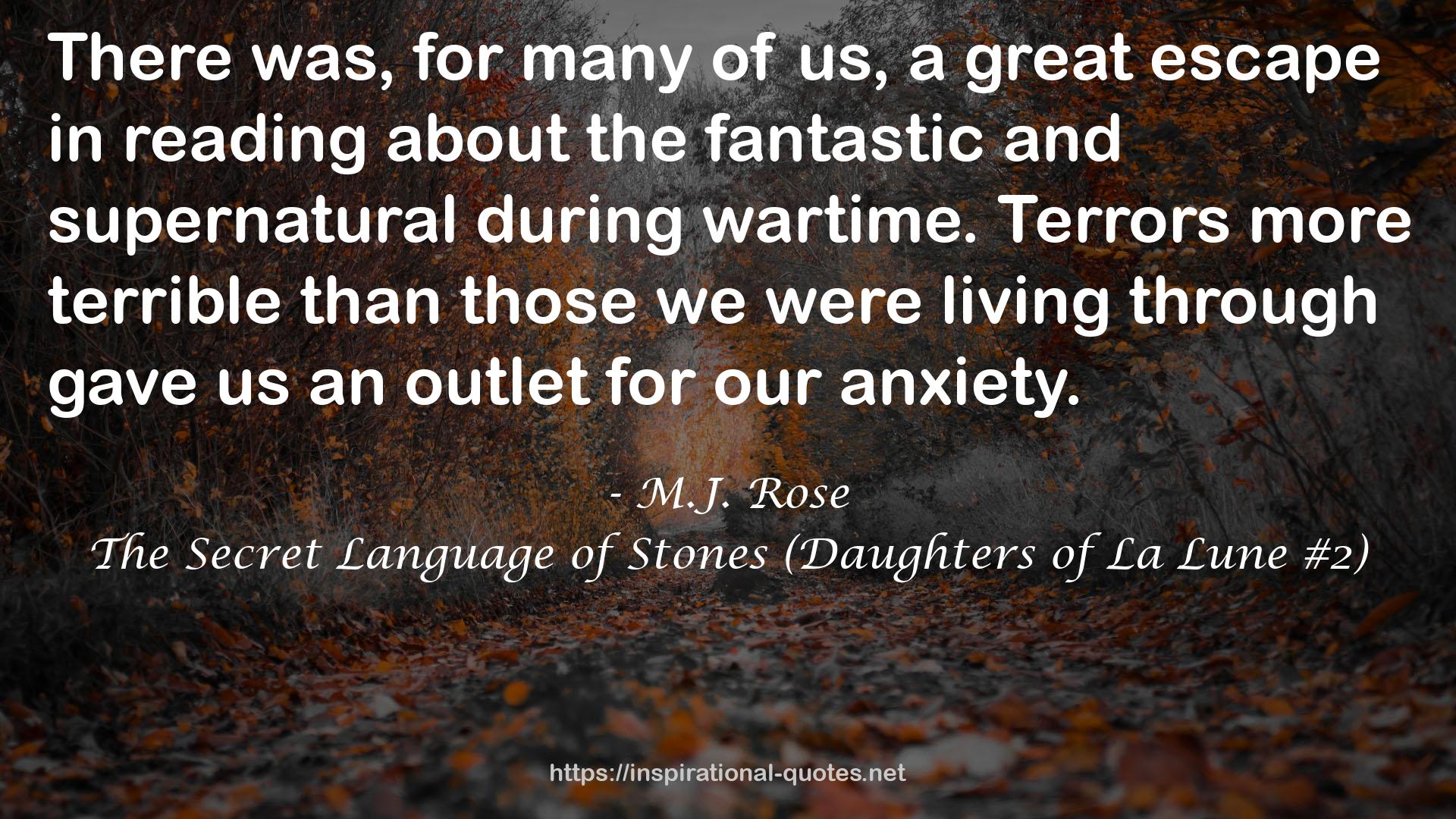 The Secret Language of Stones (Daughters of La Lune #2) QUOTES