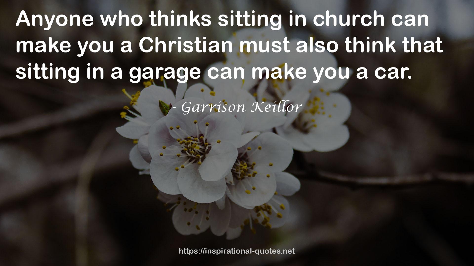 Garrison Keillor QUOTES