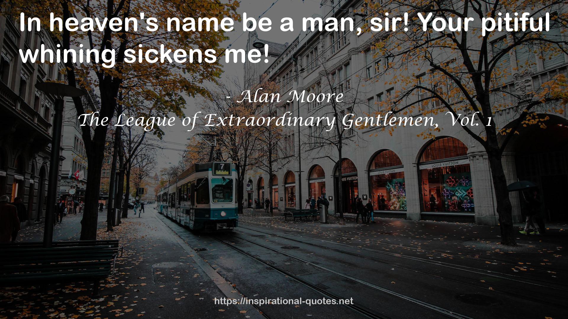 The League of Extraordinary Gentlemen, Vol. 1 QUOTES