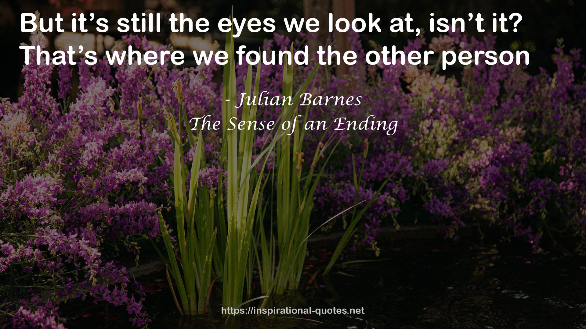 The Sense of an Ending QUOTES