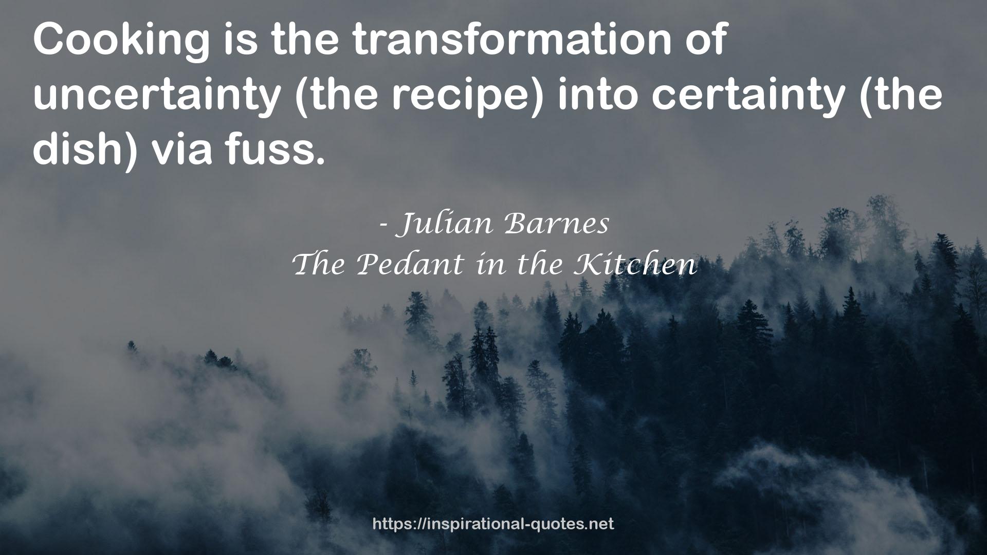 The Pedant in the Kitchen QUOTES