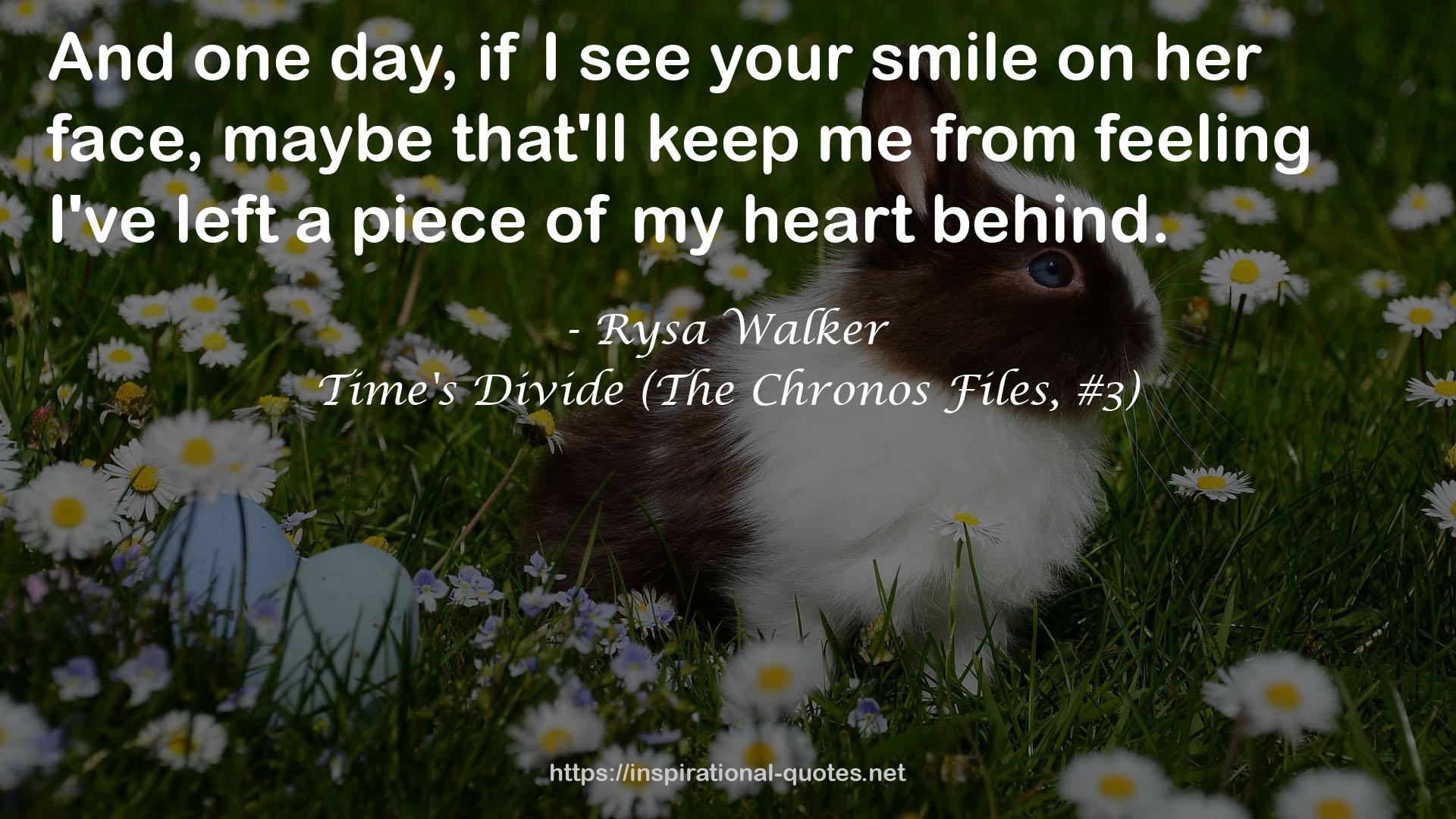 Time's Divide (The Chronos Files, #3) QUOTES