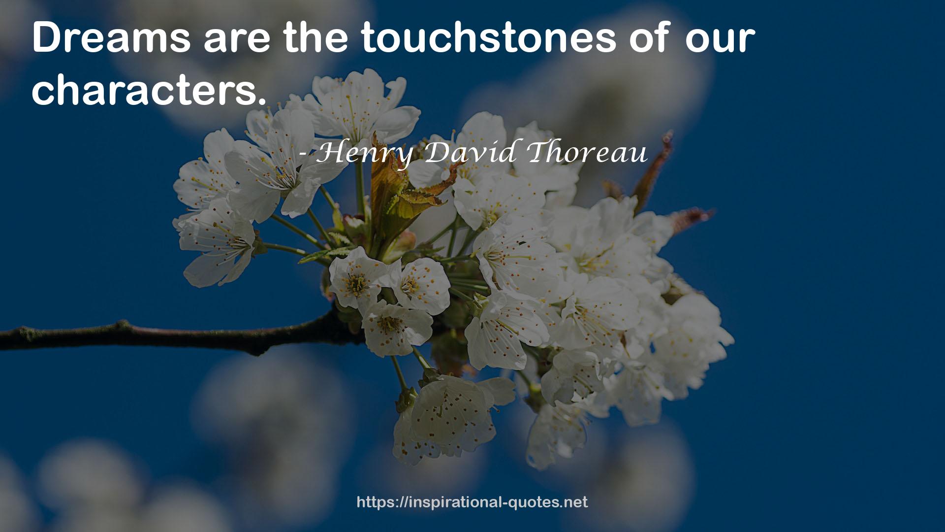 touchstones  QUOTES