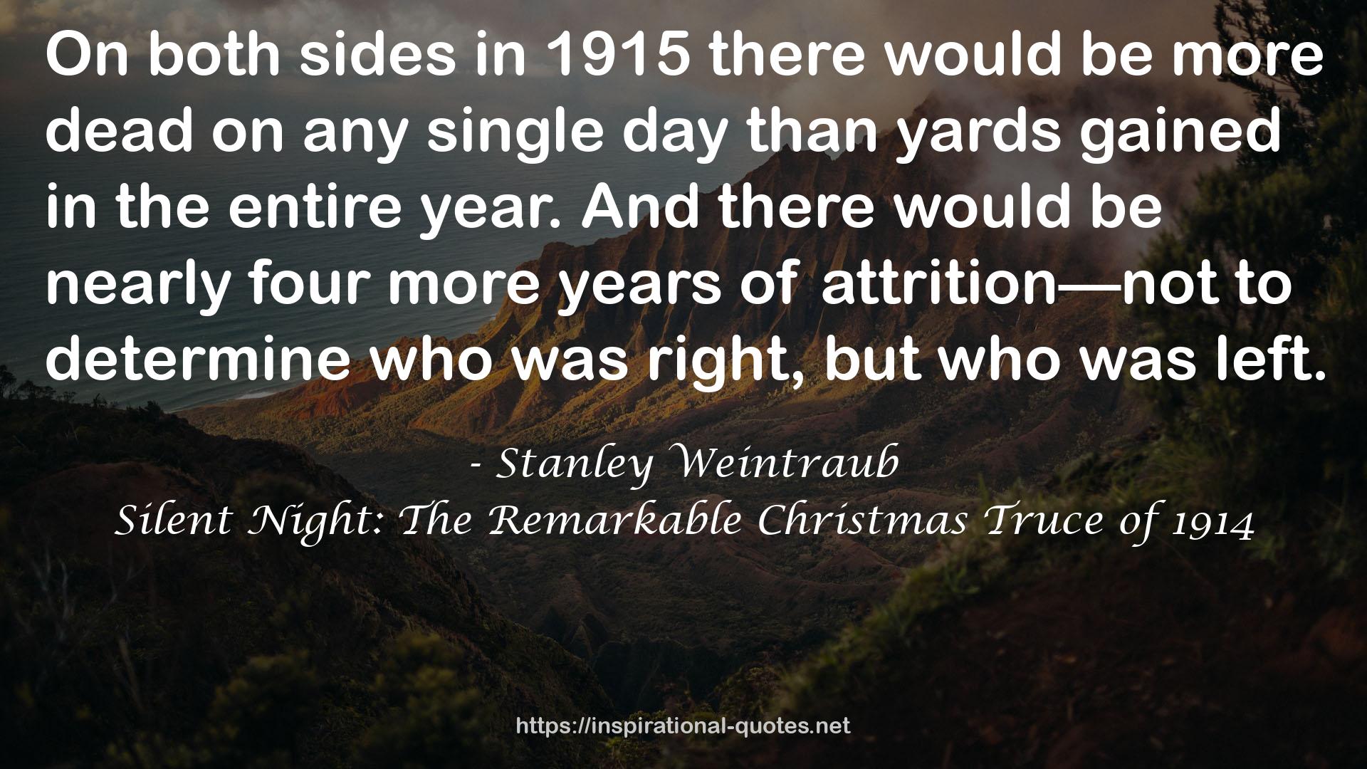 Silent Night: The Remarkable Christmas Truce of 1914 QUOTES