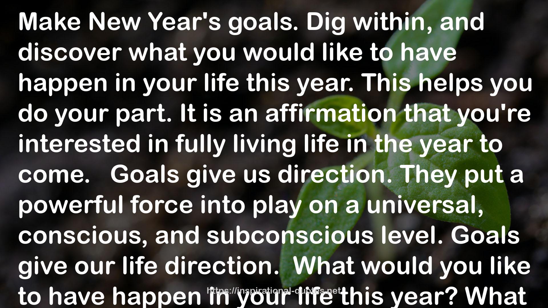 New Year's  QUOTES