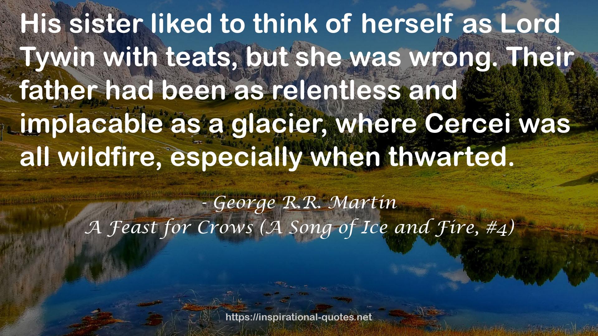 A Feast for Crows (A Song of Ice and Fire, #4) QUOTES