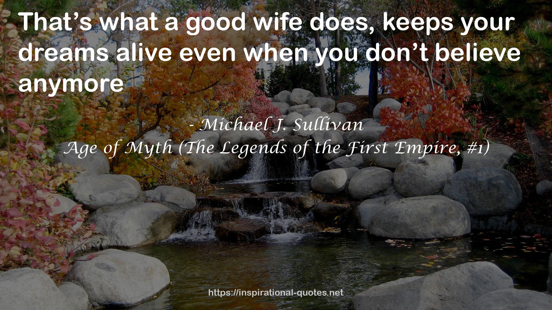 Age of Myth (The Legends of the First Empire, #1) QUOTES