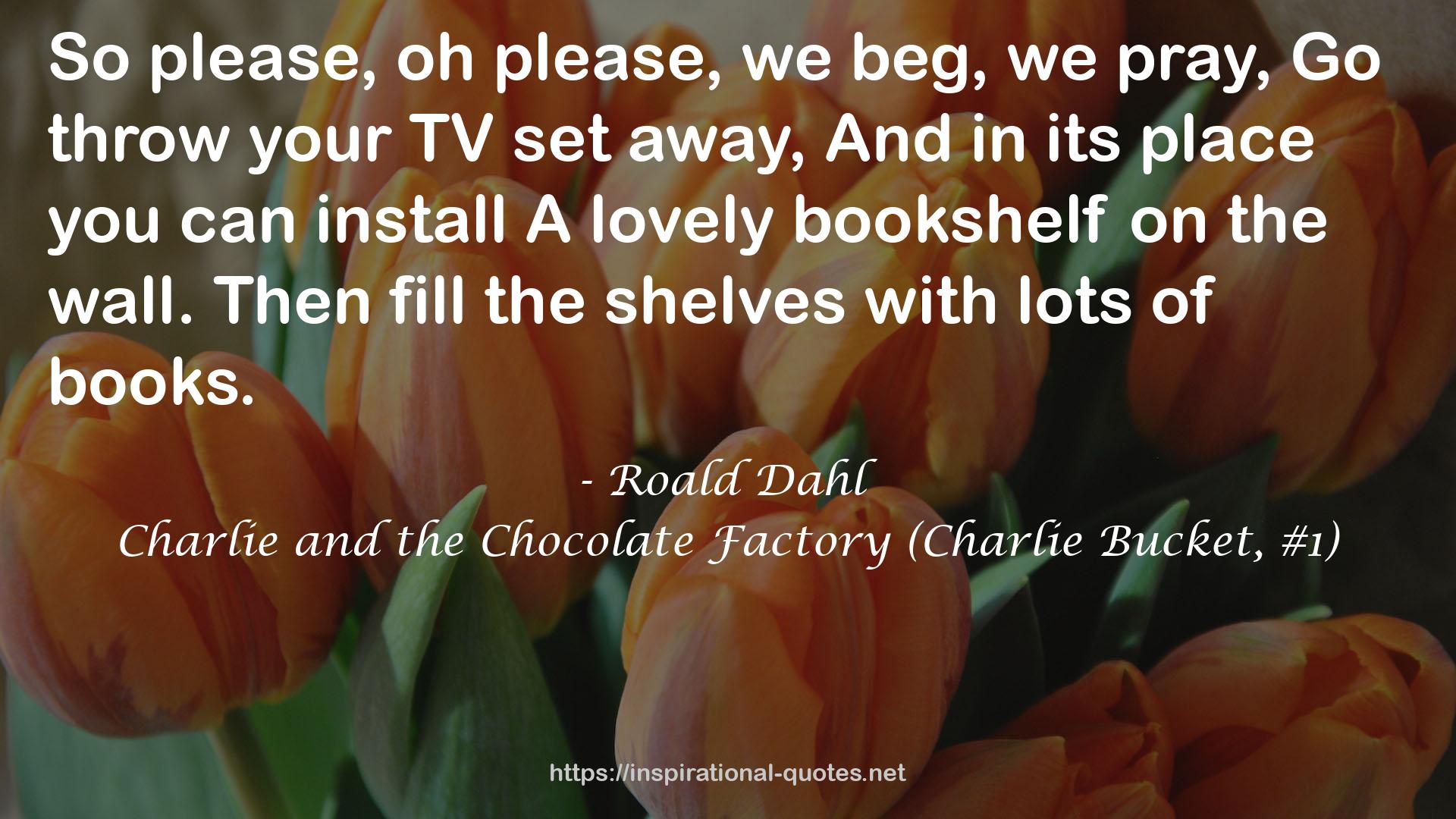 Charlie and the Chocolate Factory (Charlie Bucket, #1) QUOTES