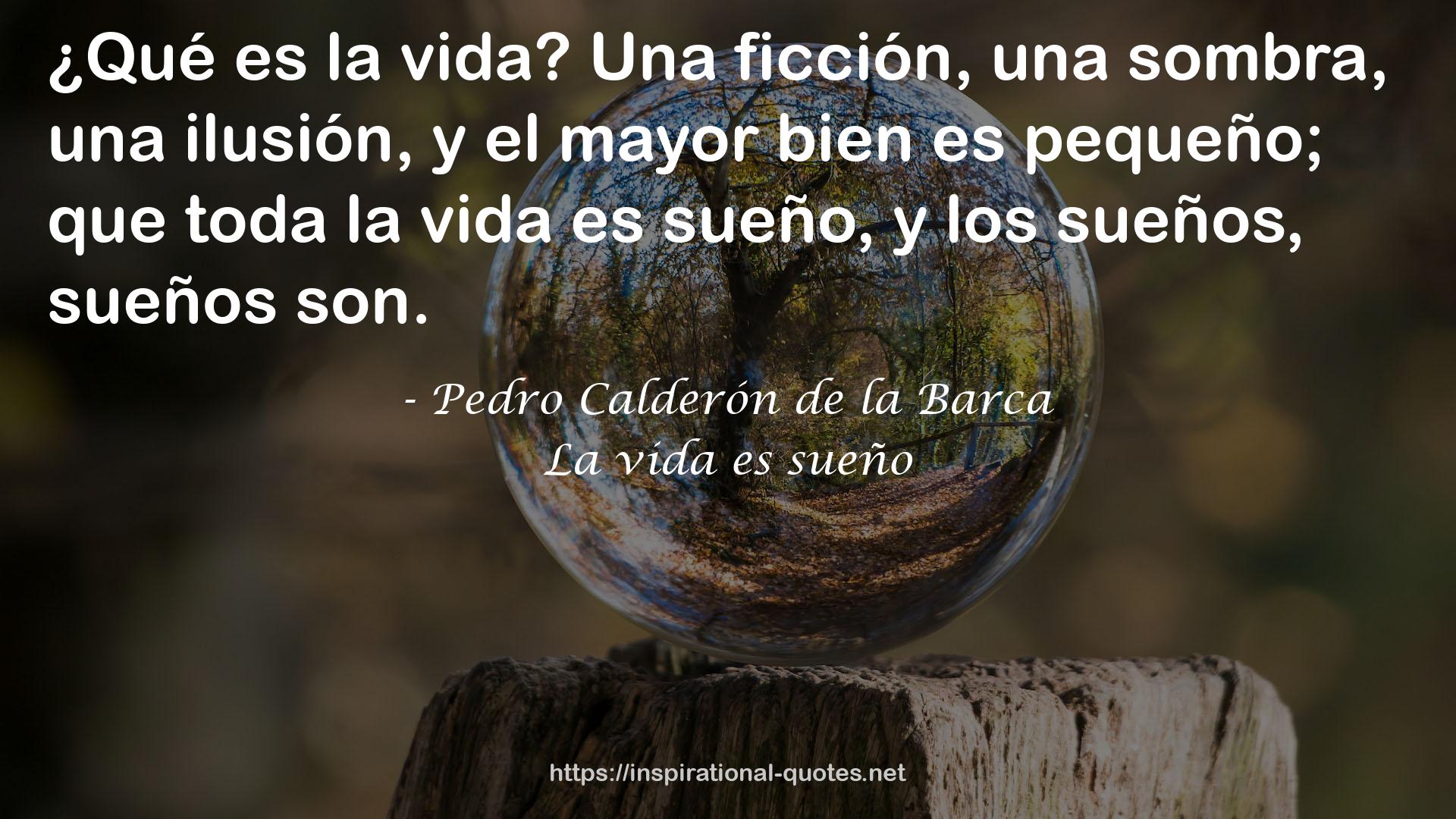 Pedro Calderón de la Barca QUOTES