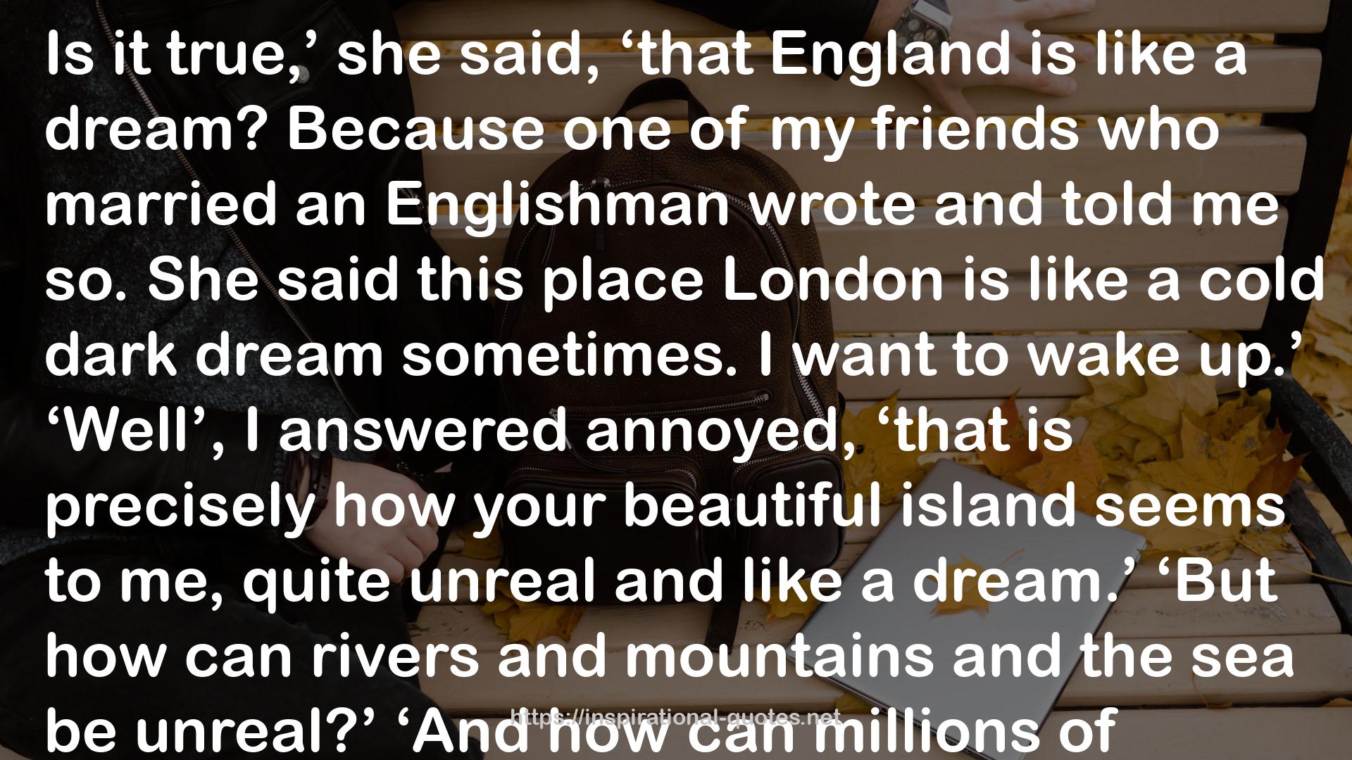 an Englishman  QUOTES