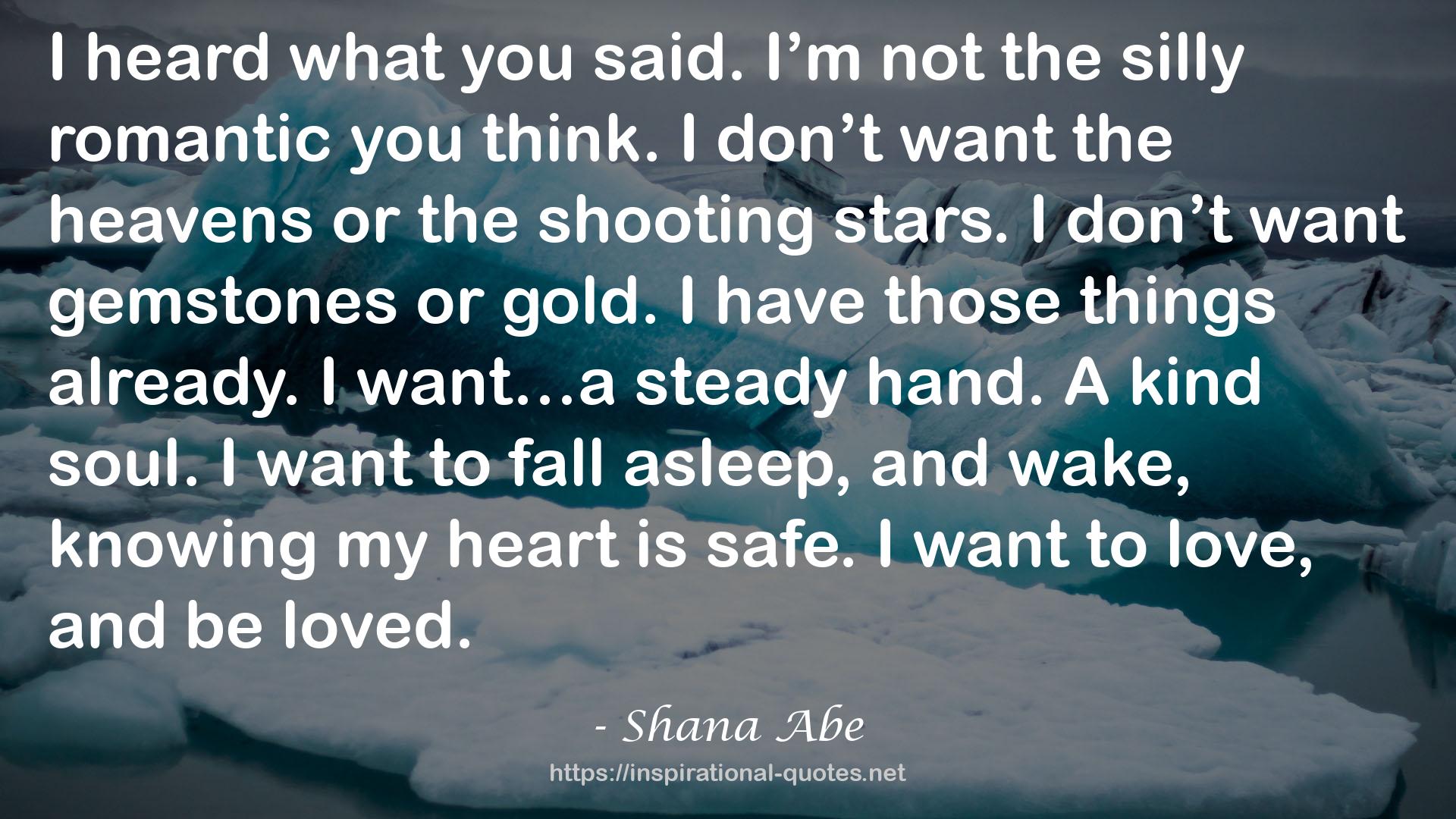 Shana Abe QUOTES