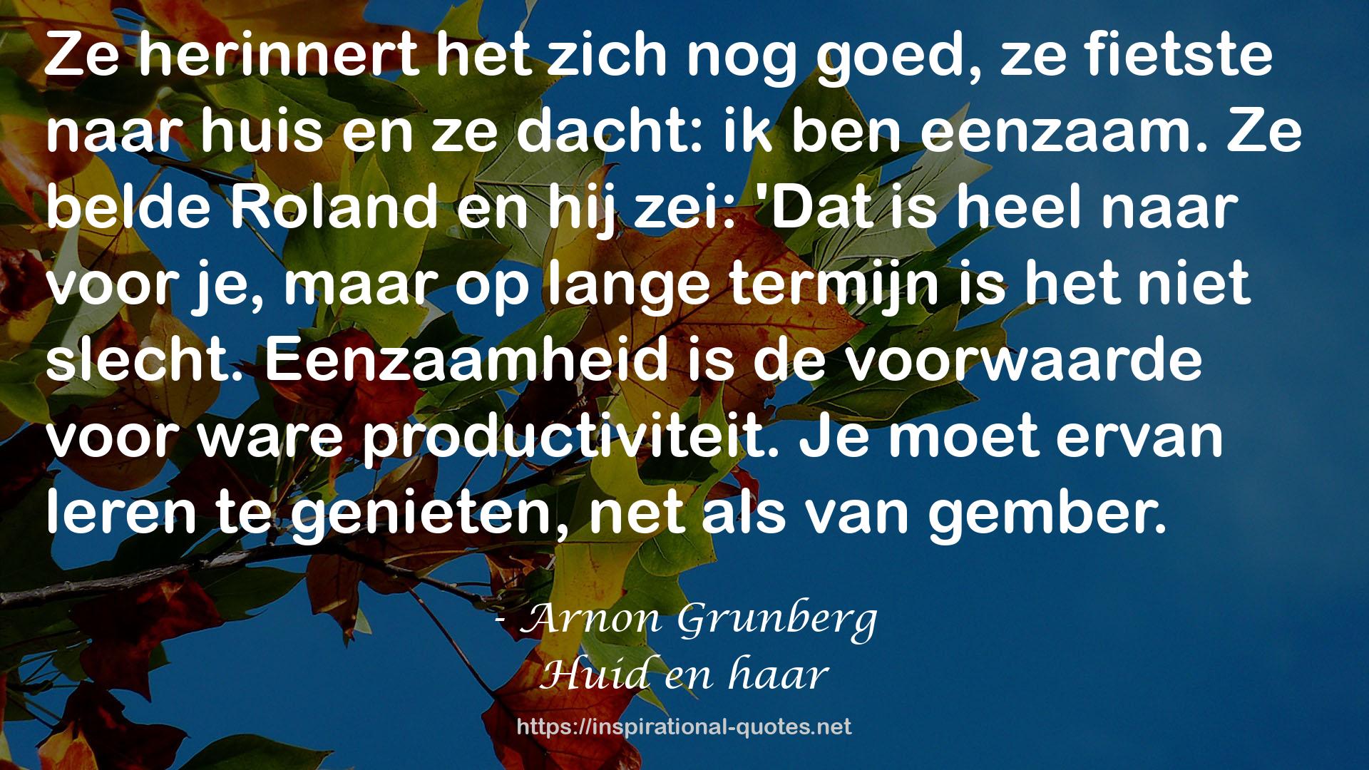 Huid en haar QUOTES