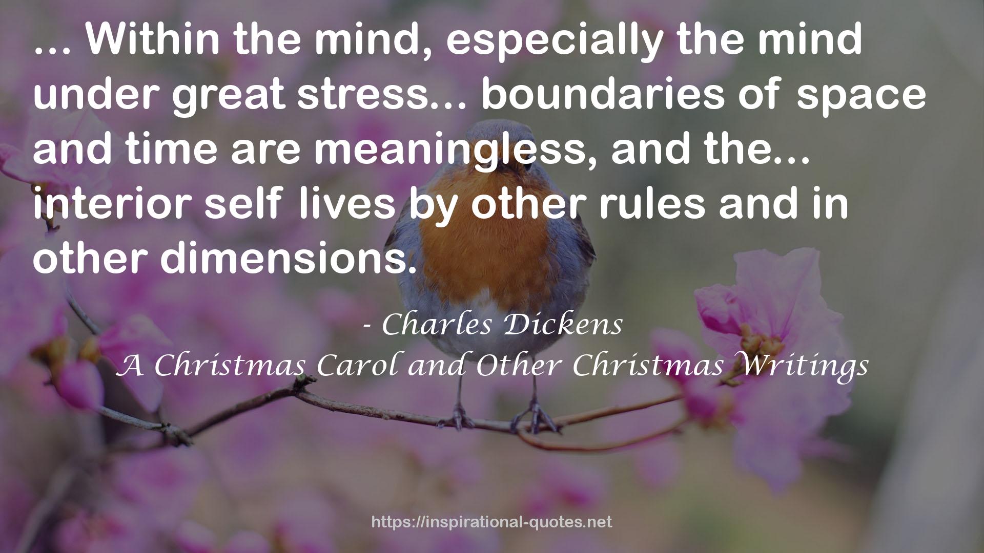 A Christmas Carol and Other Christmas Writings QUOTES