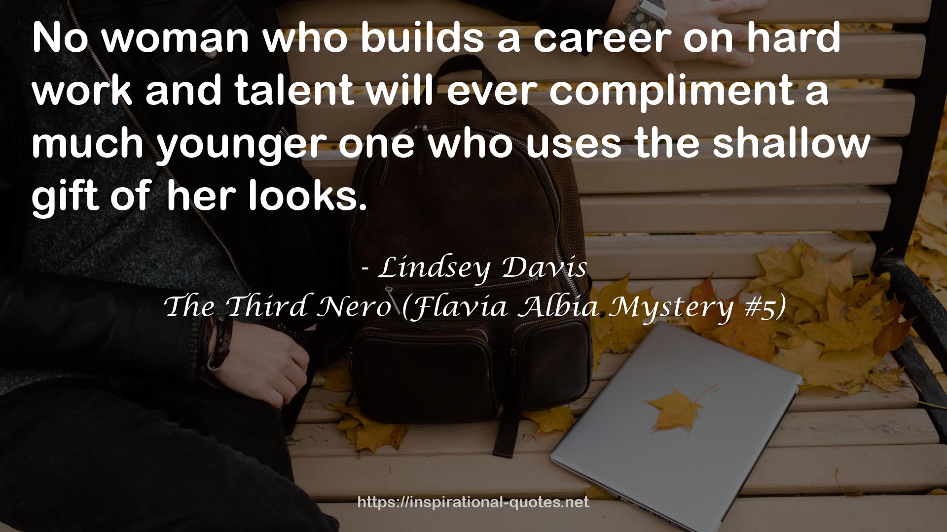 The Third Nero (Flavia Albia Mystery #5) QUOTES