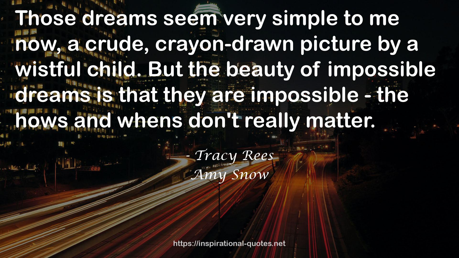 impossible dreams  QUOTES