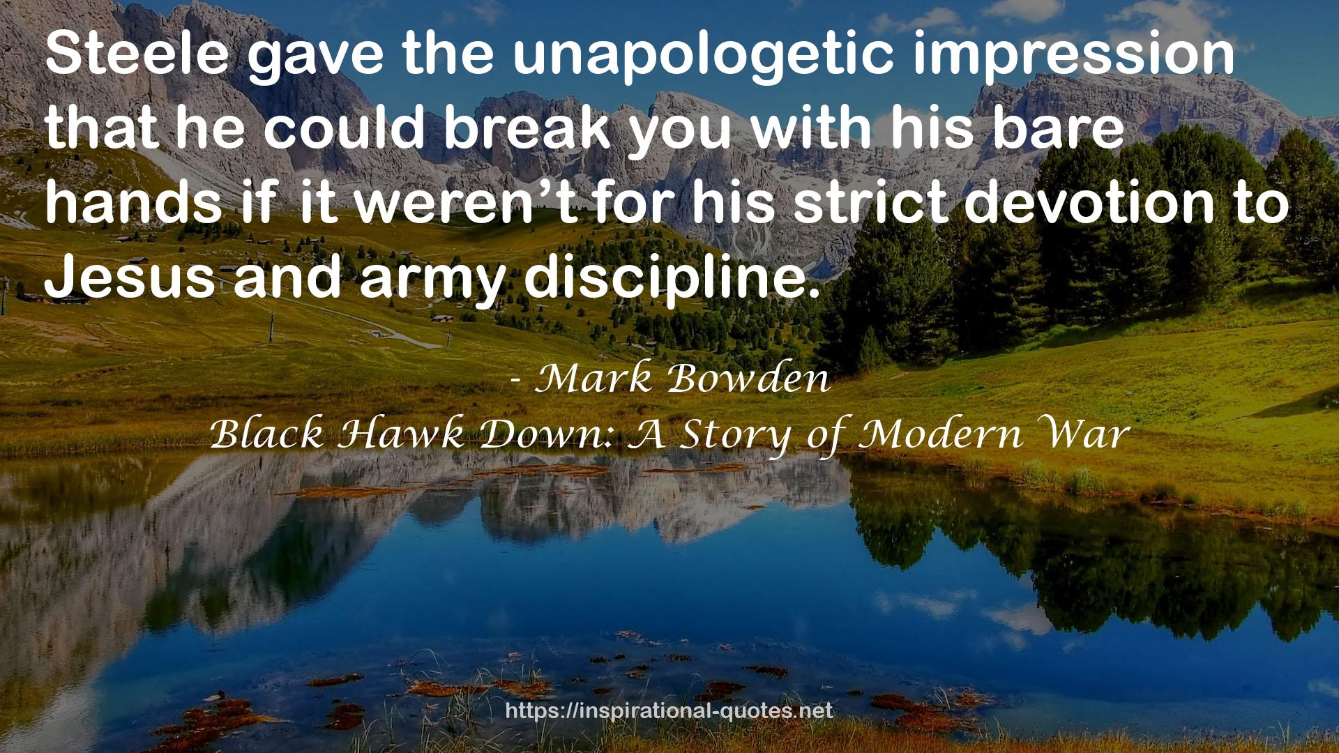 Mark Bowden QUOTES