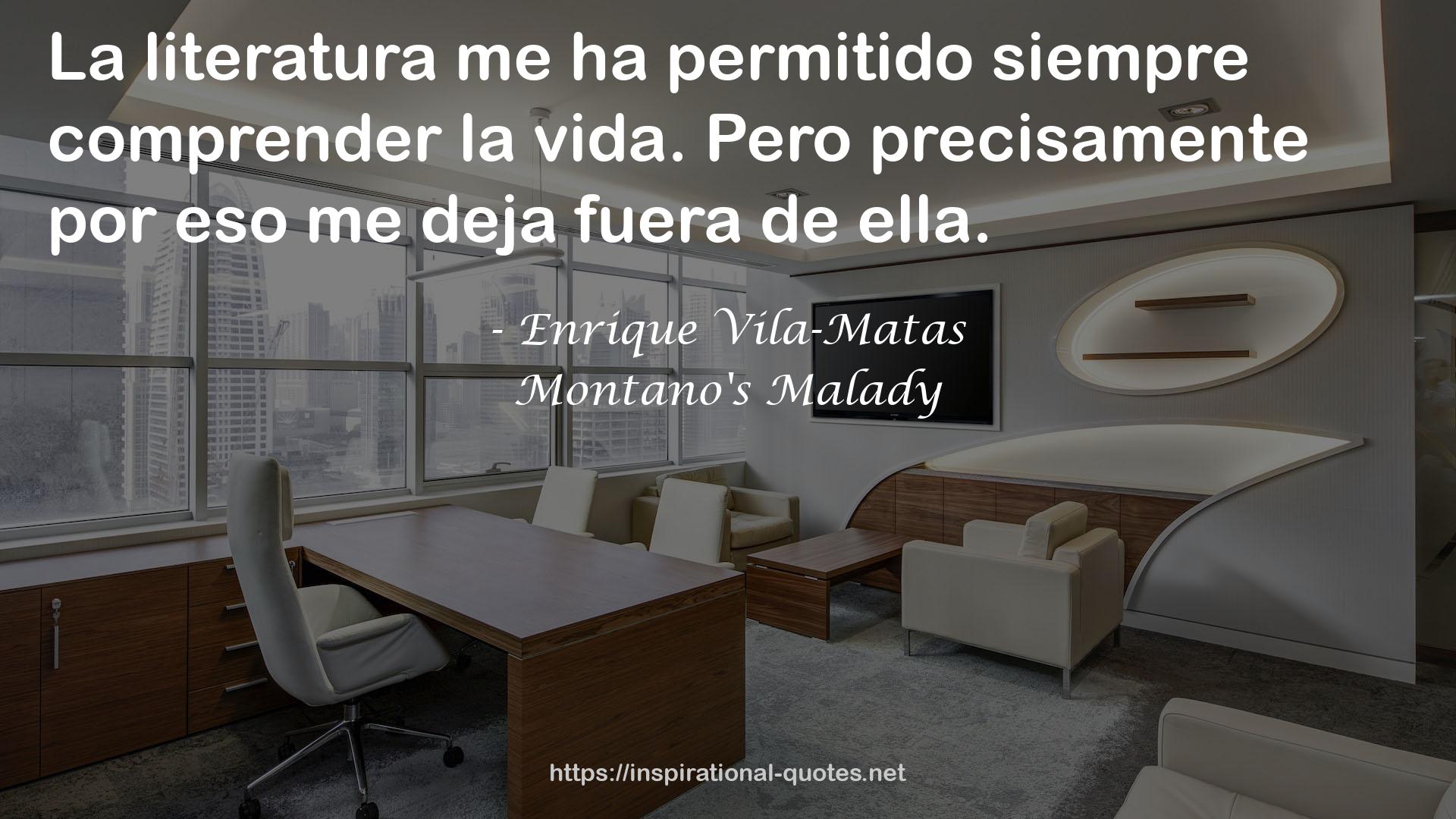 Montano's Malady QUOTES