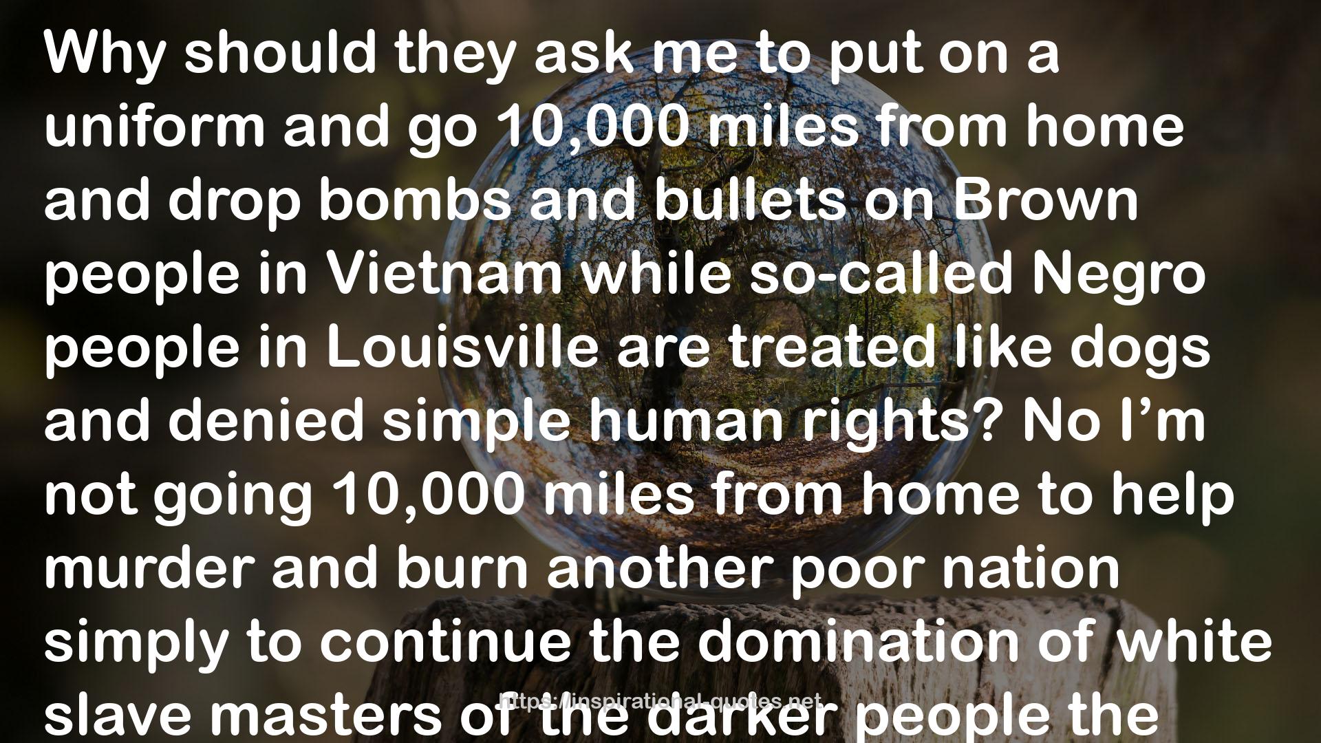 10,000 miles  QUOTES