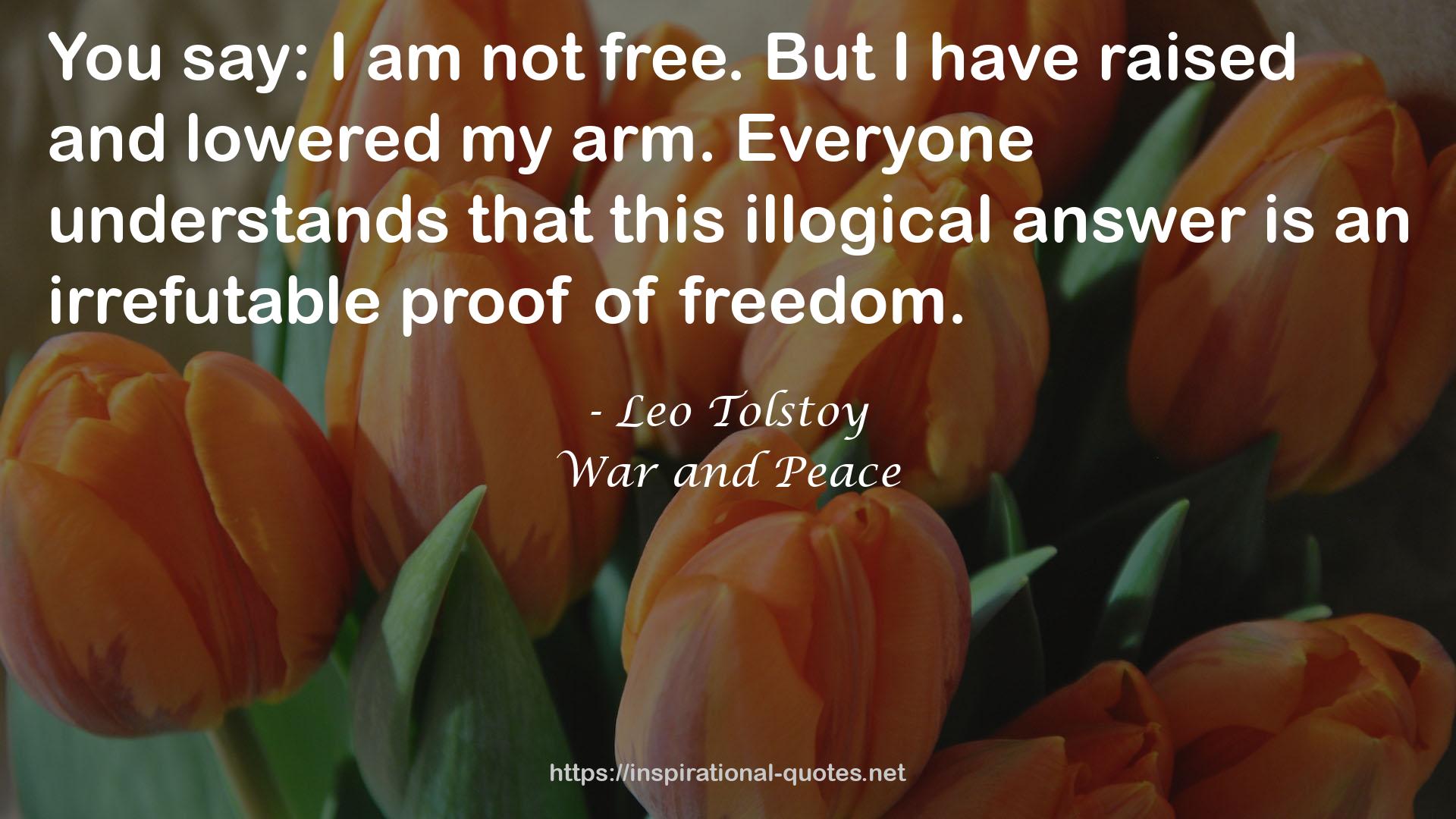 War and Peace QUOTES