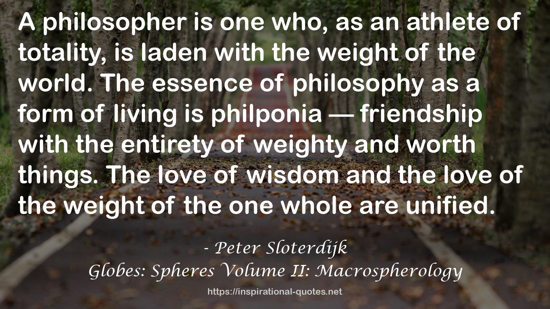 Globes: Spheres Volume II: Macrospherology QUOTES