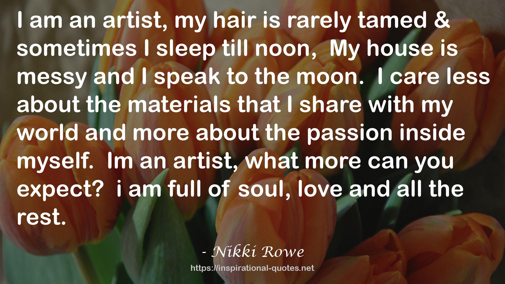 Nikki Rowe QUOTES