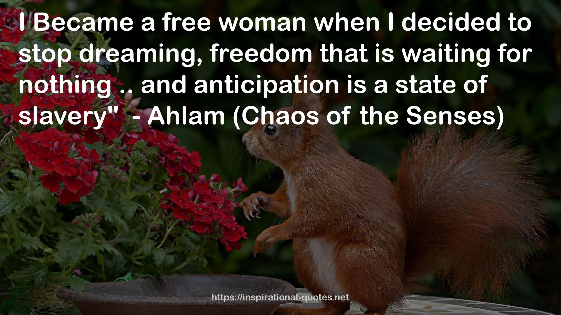 a free woman  QUOTES
