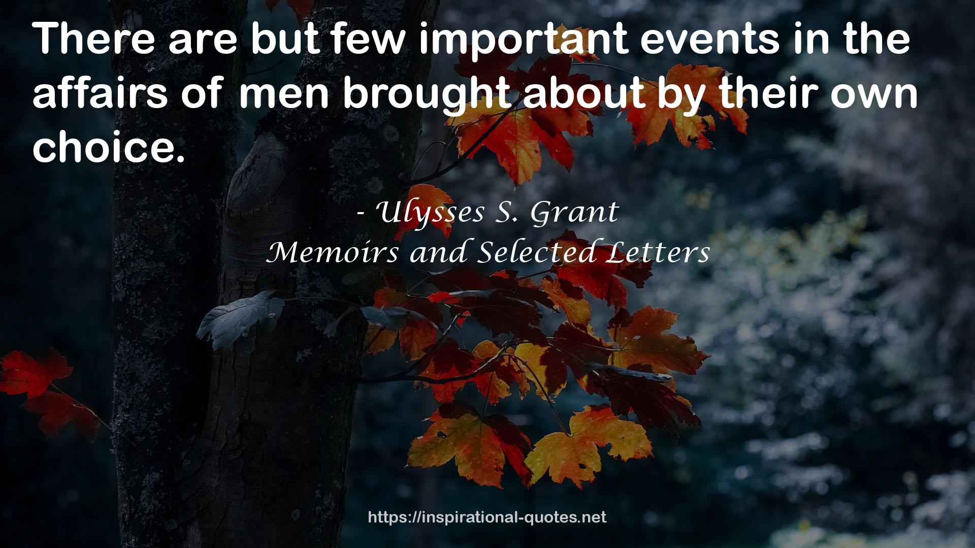 few important events  QUOTES