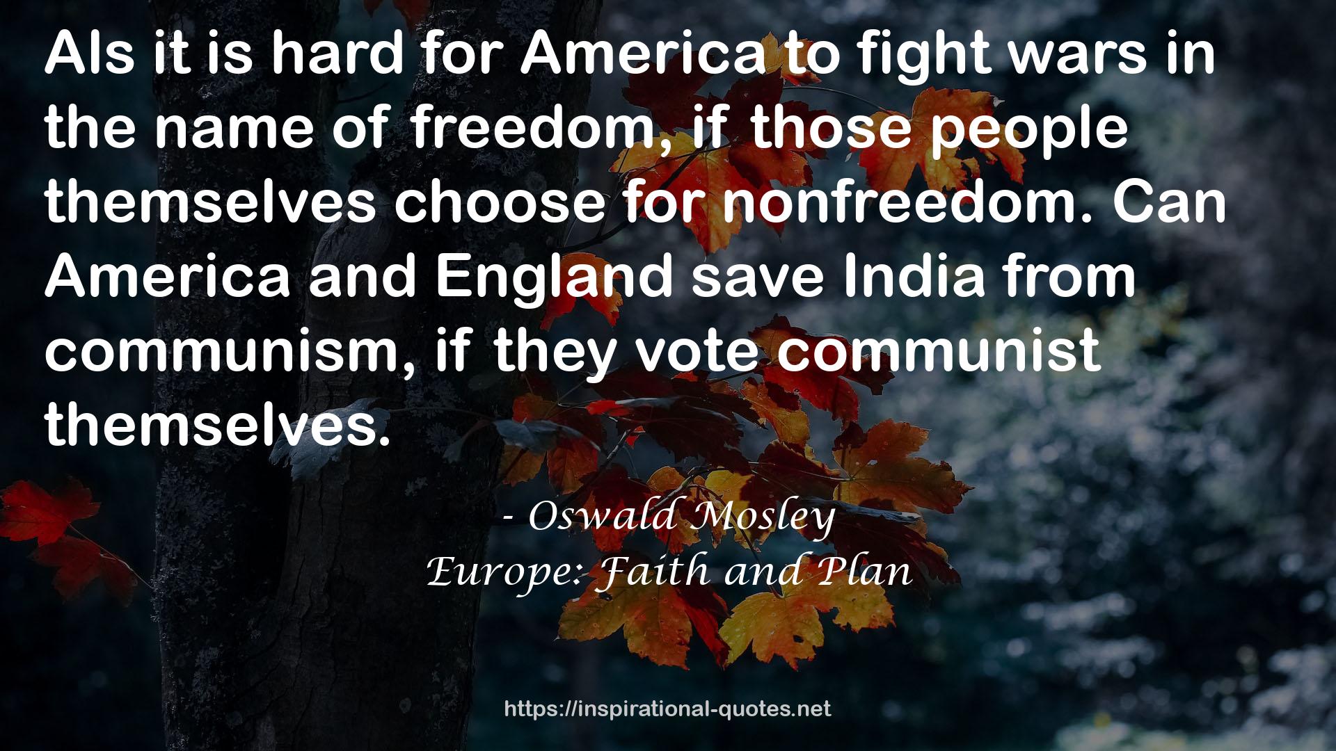 Oswald Mosley QUOTES