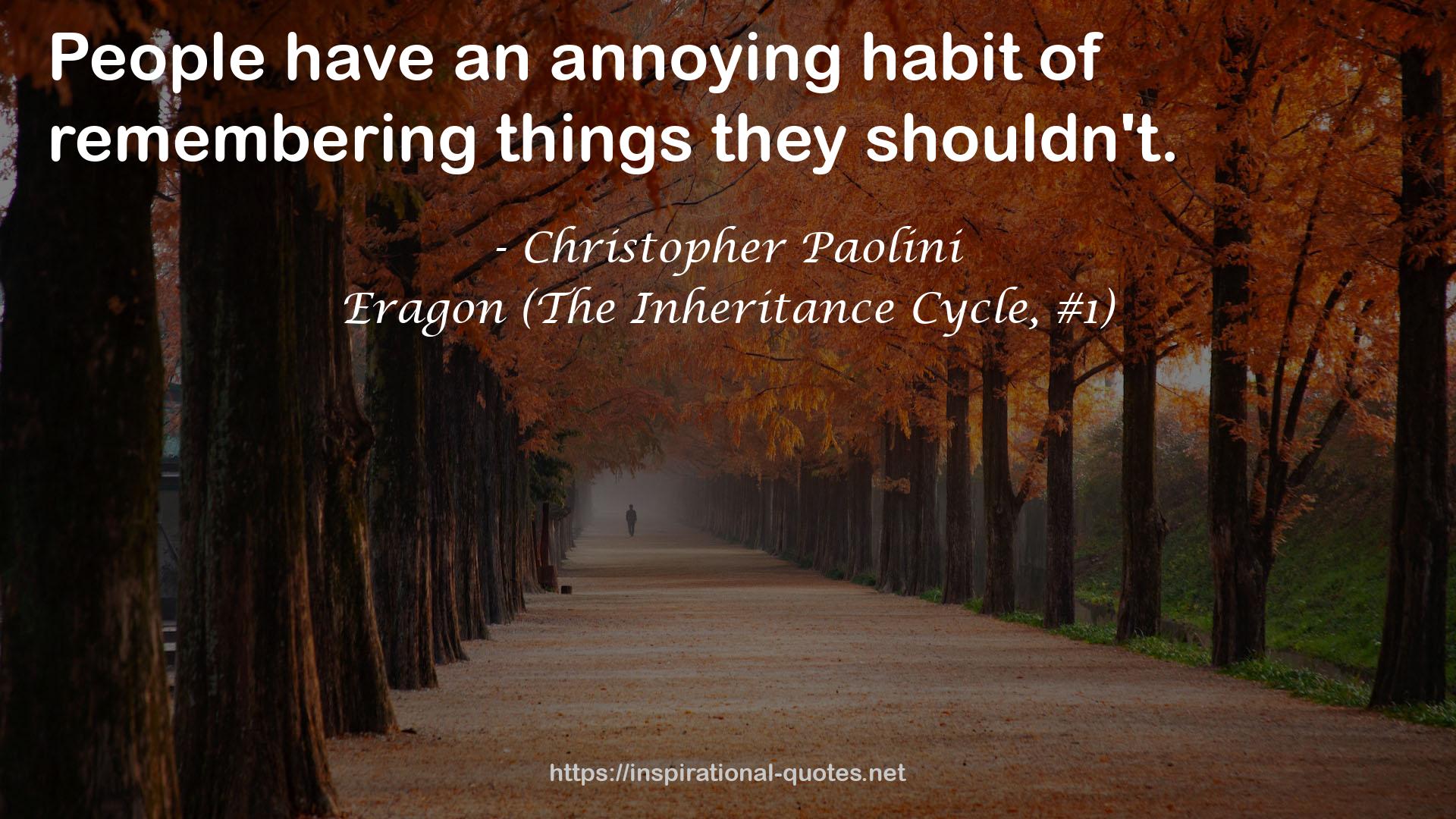 an annoying habit  QUOTES