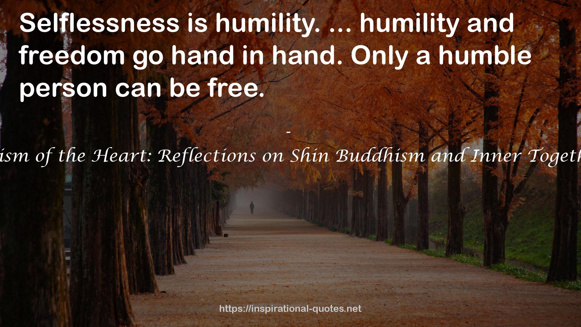 Buddhism of the Heart: Reflections on Shin Buddhism and Inner Togetherness QUOTES