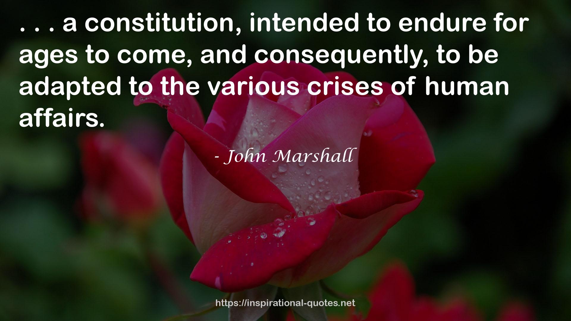 John Marshall QUOTES