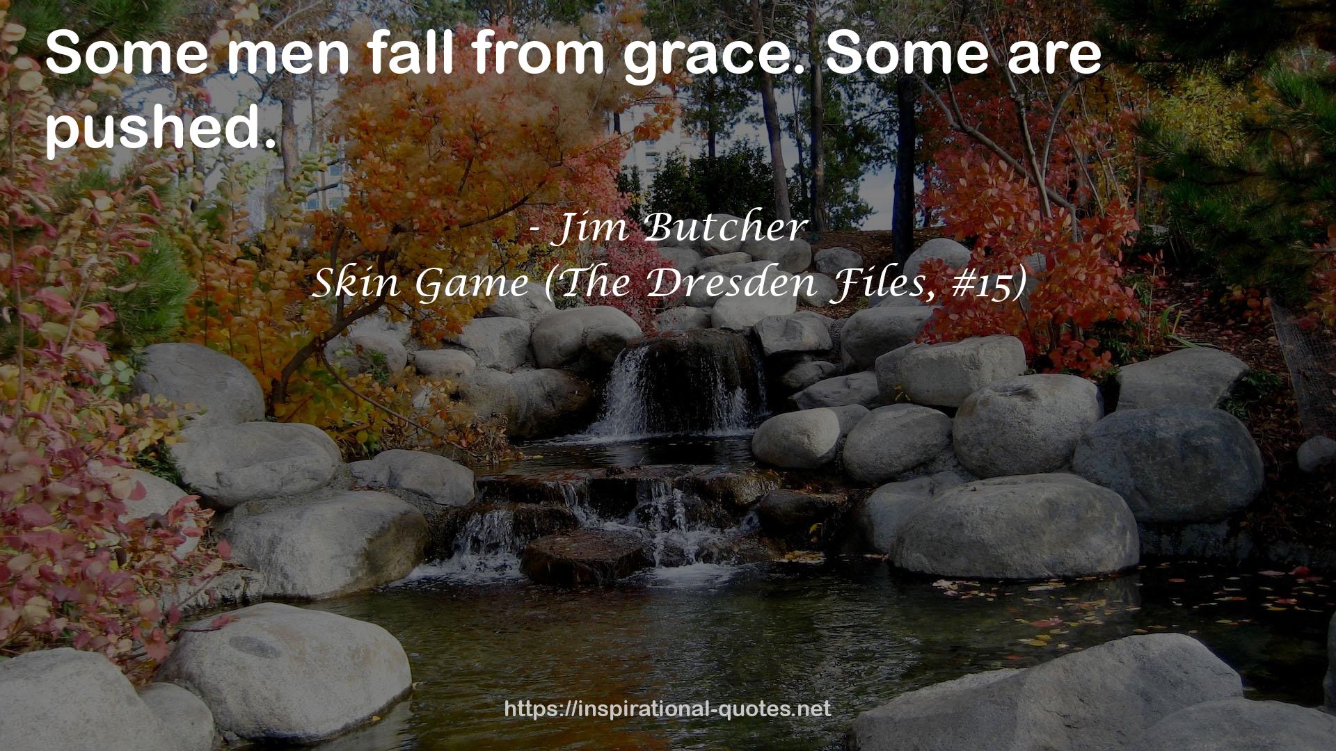 Skin Game (The Dresden Files, #15) QUOTES
