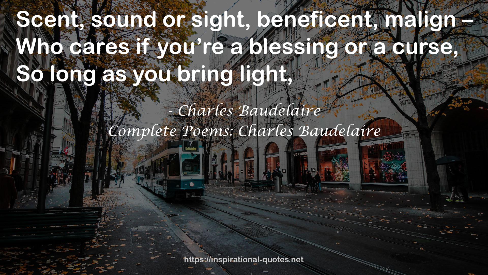 Complete Poems: Charles Baudelaire QUOTES