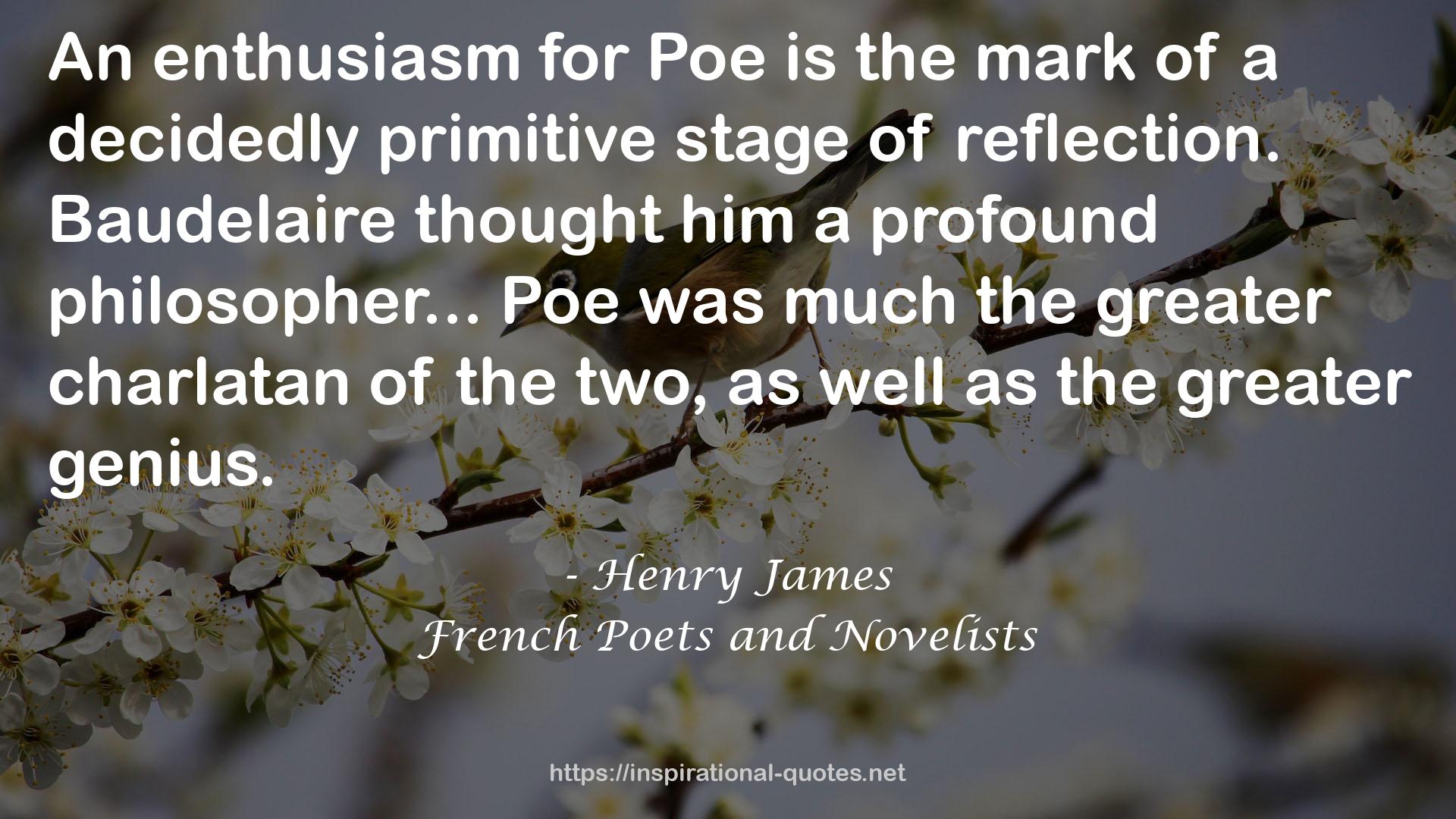 French Poets and Novelists QUOTES