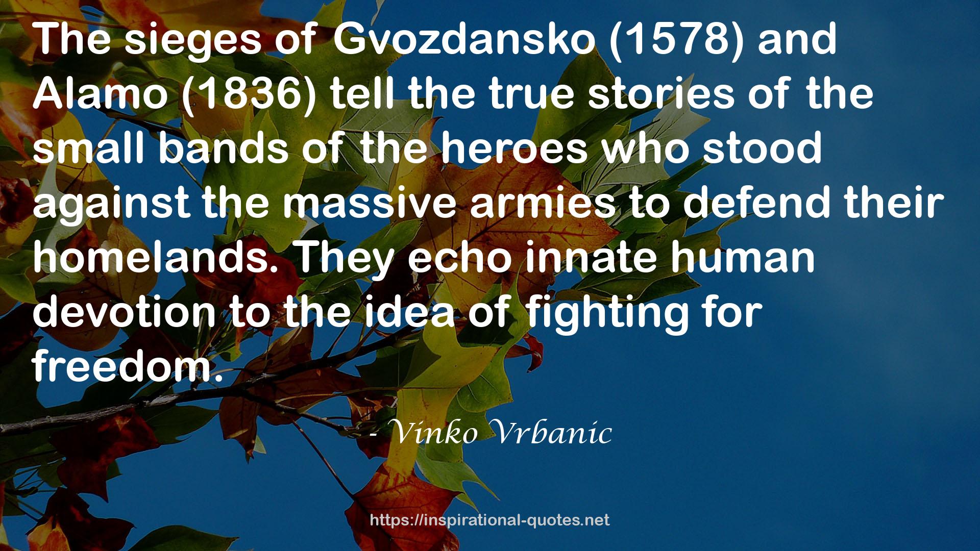 Vinko Vrbanic QUOTES