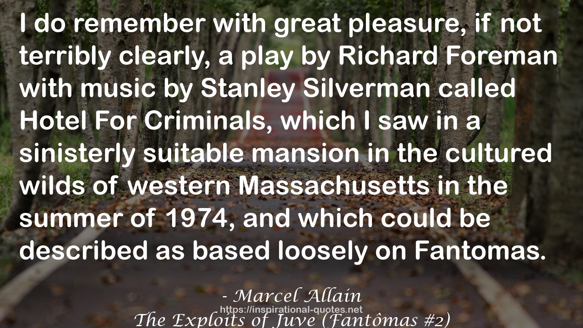 Marcel Allain QUOTES