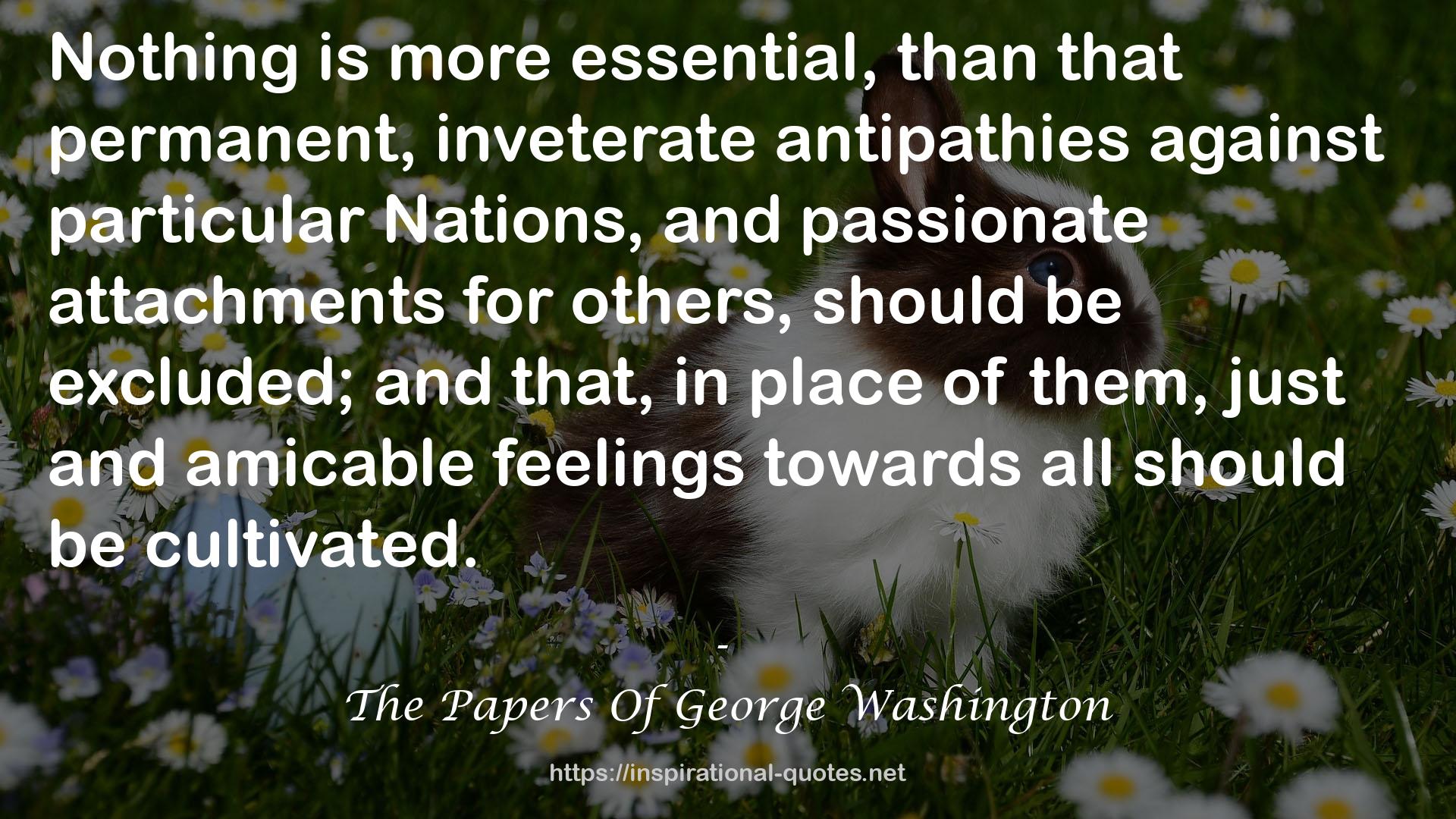 The Papers Of George Washington QUOTES