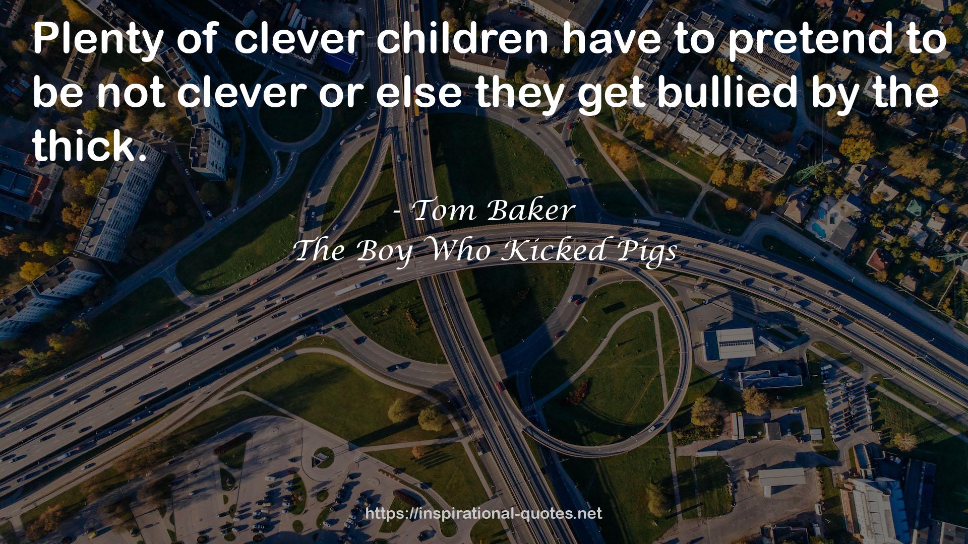 The Boy Who Kicked Pigs QUOTES