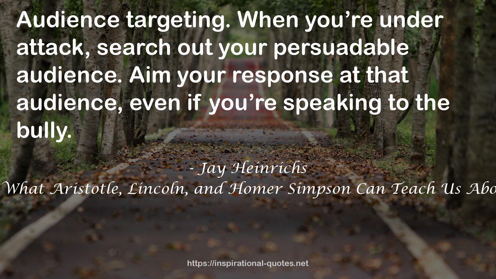 Jay Heinrichs QUOTES