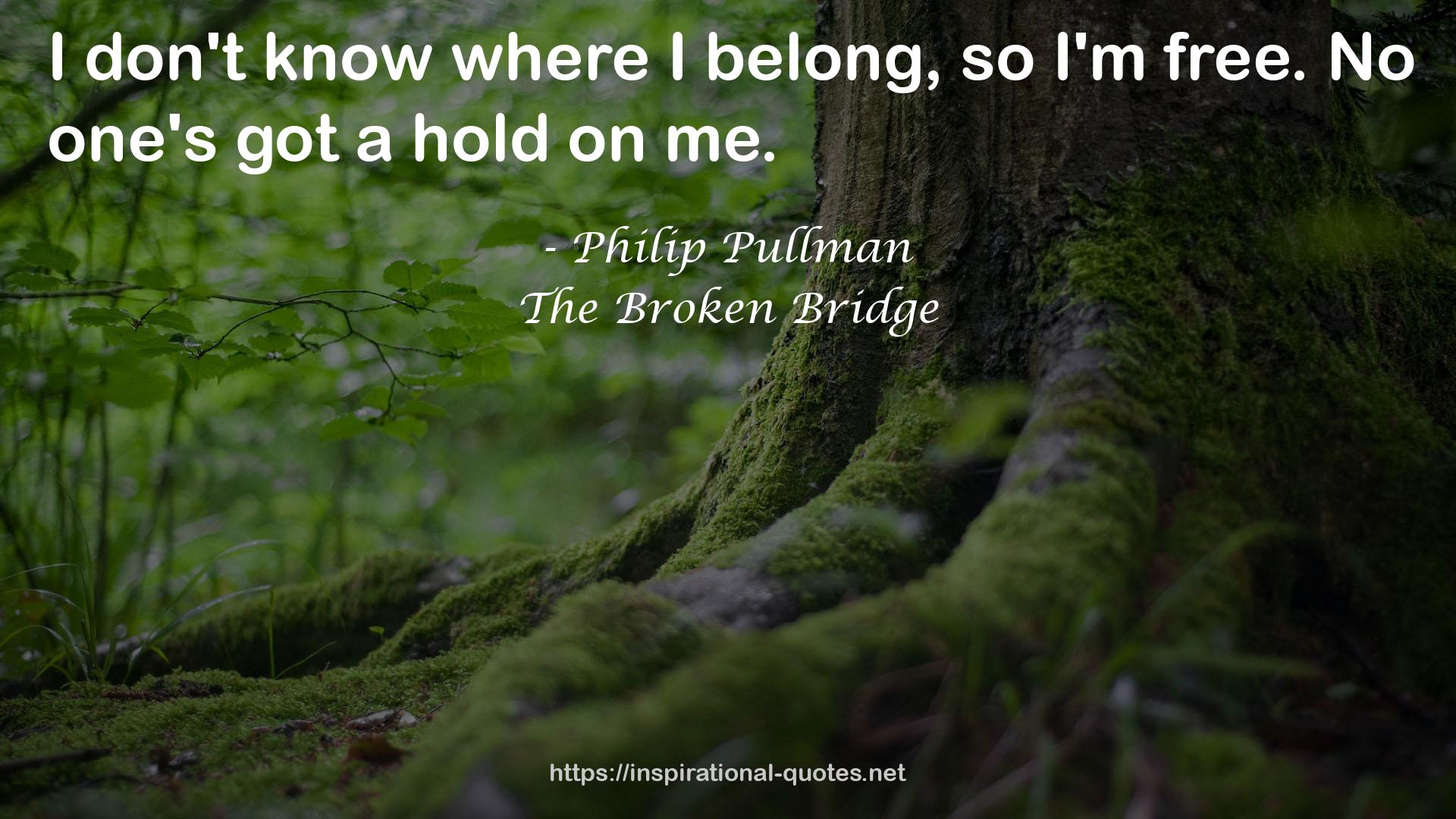 The Broken Bridge QUOTES