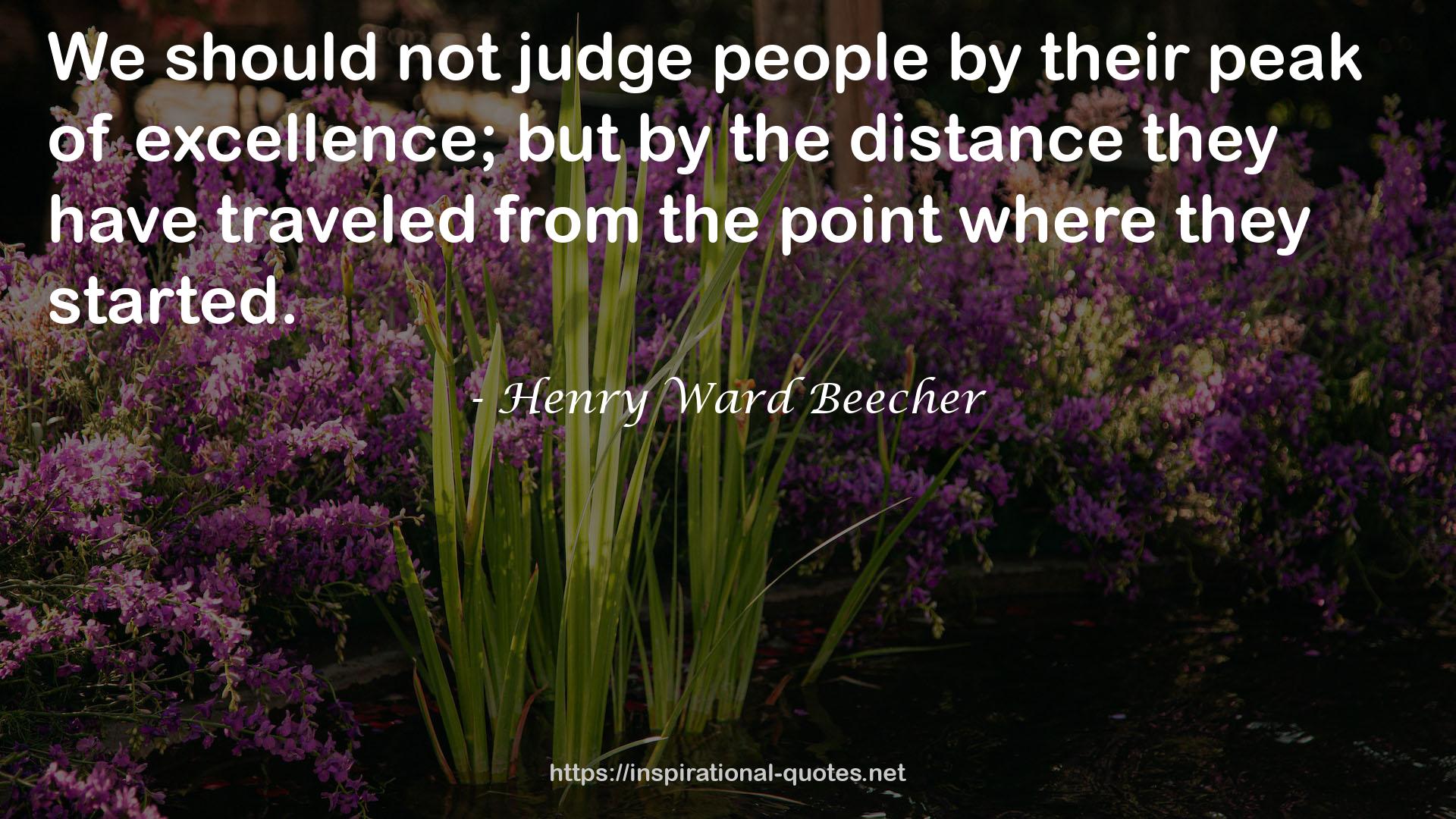 Henry Ward Beecher QUOTES