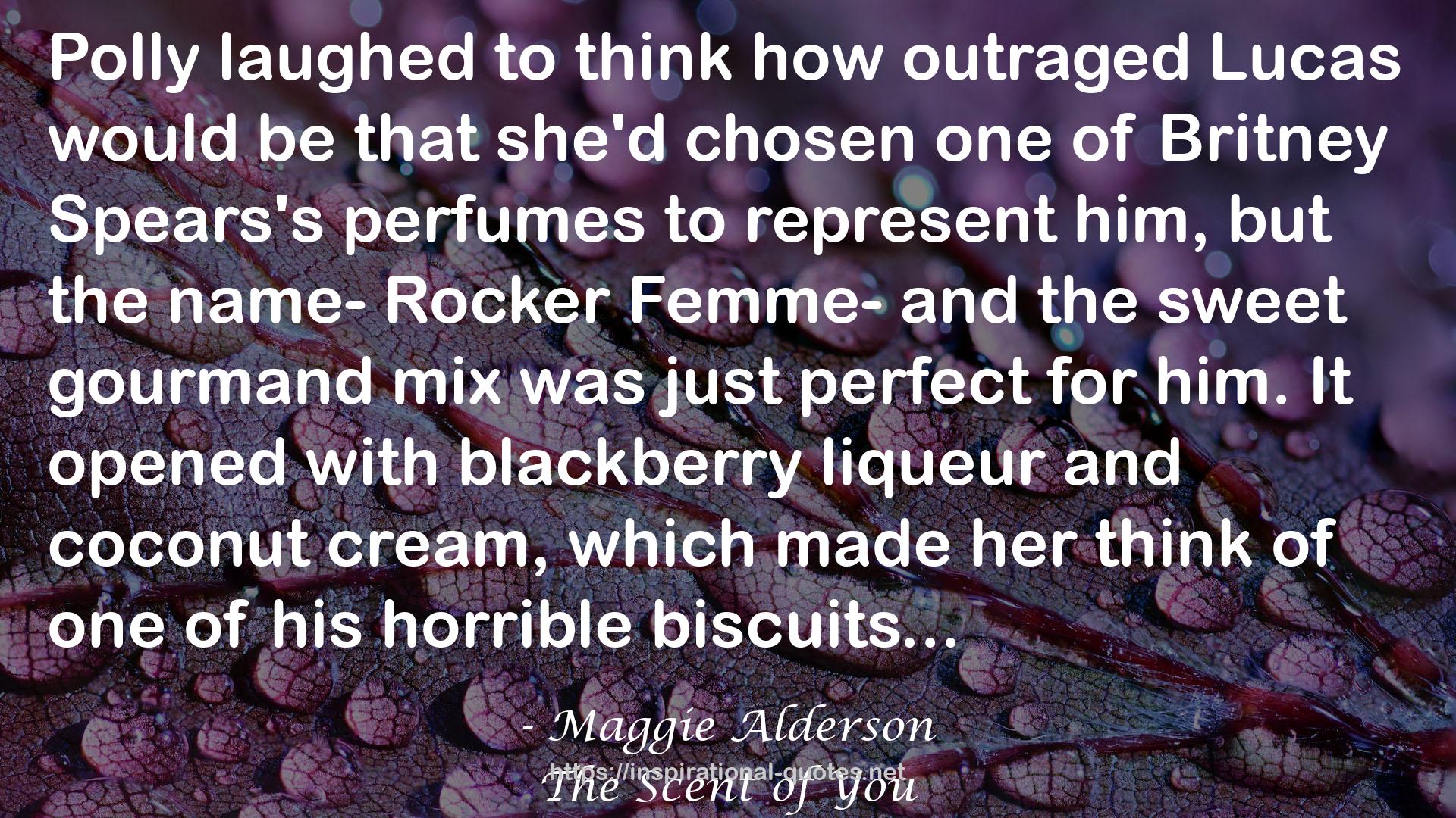 Maggie Alderson QUOTES